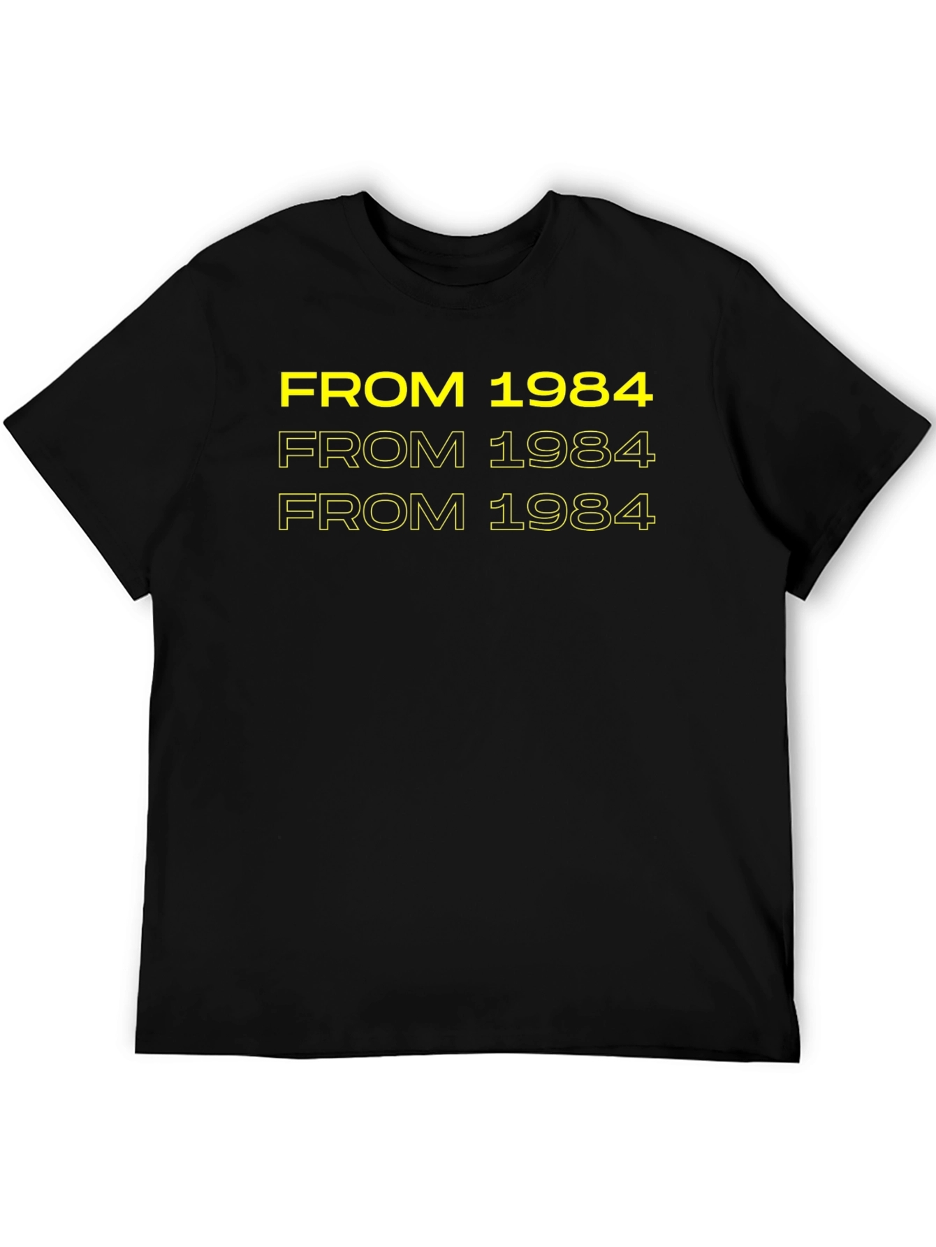 From 1984 Black Graphic Tee
