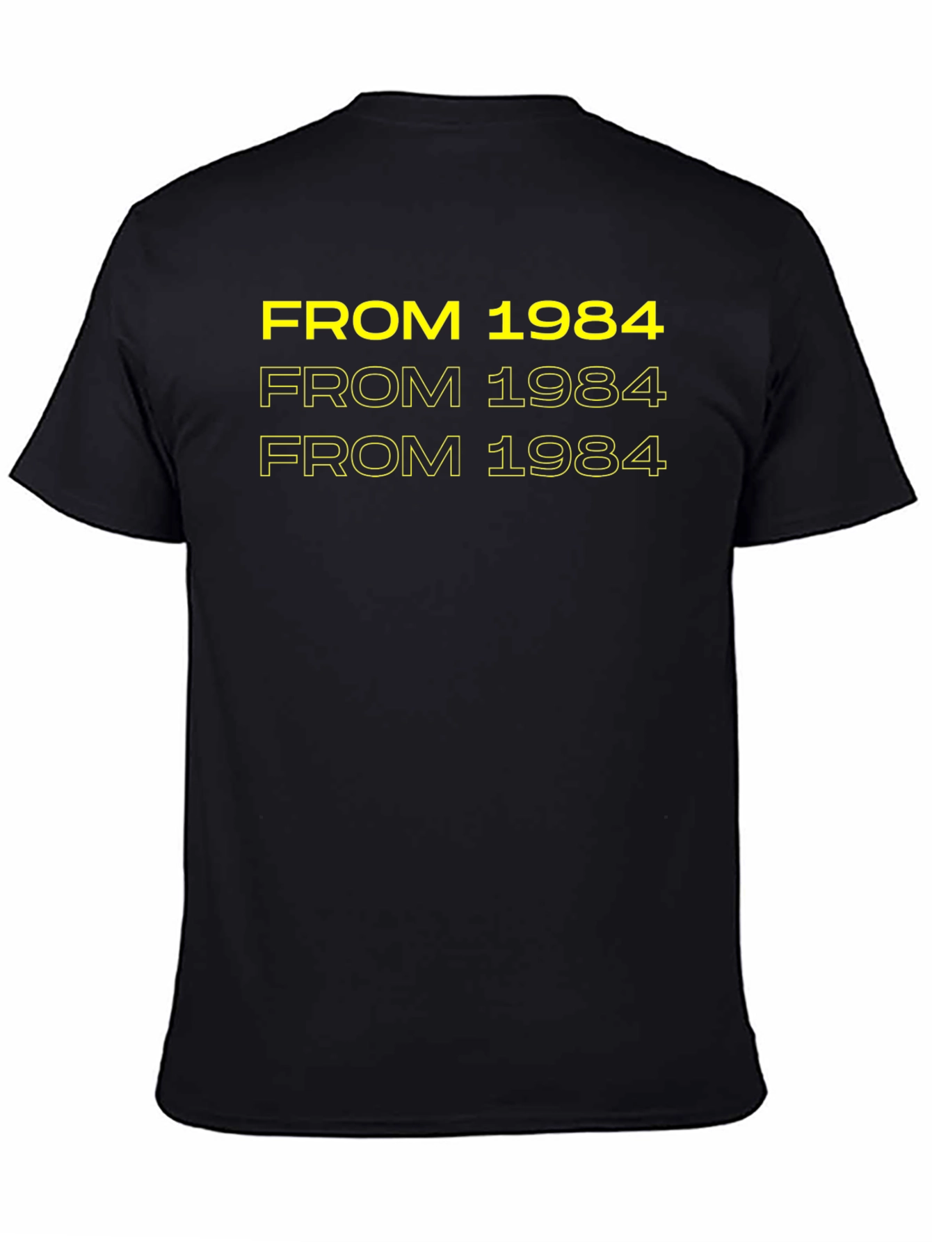 From 1984 Black Graphic Tee