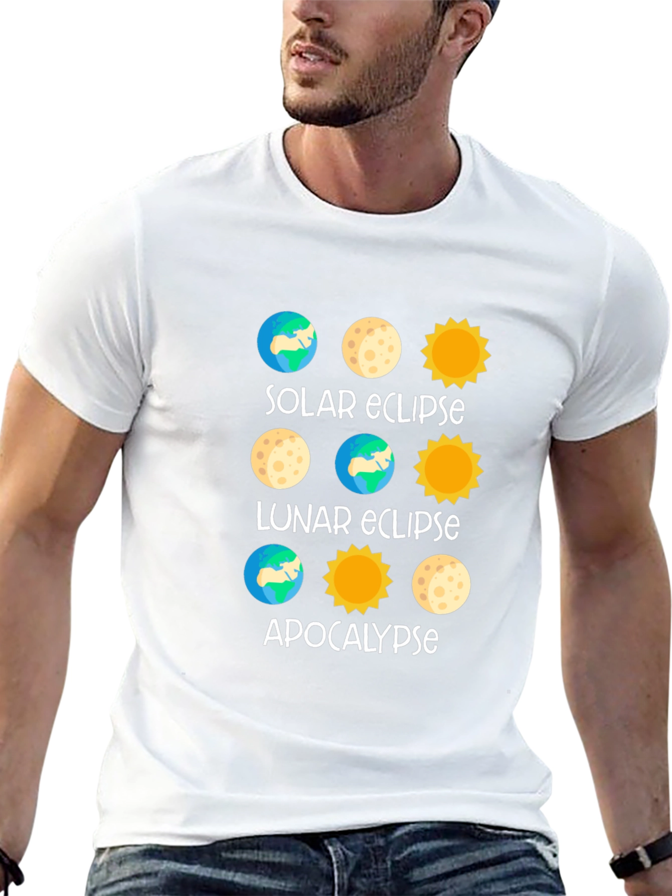 Eclipse Apocalypse Graphic T-Shirt - Black