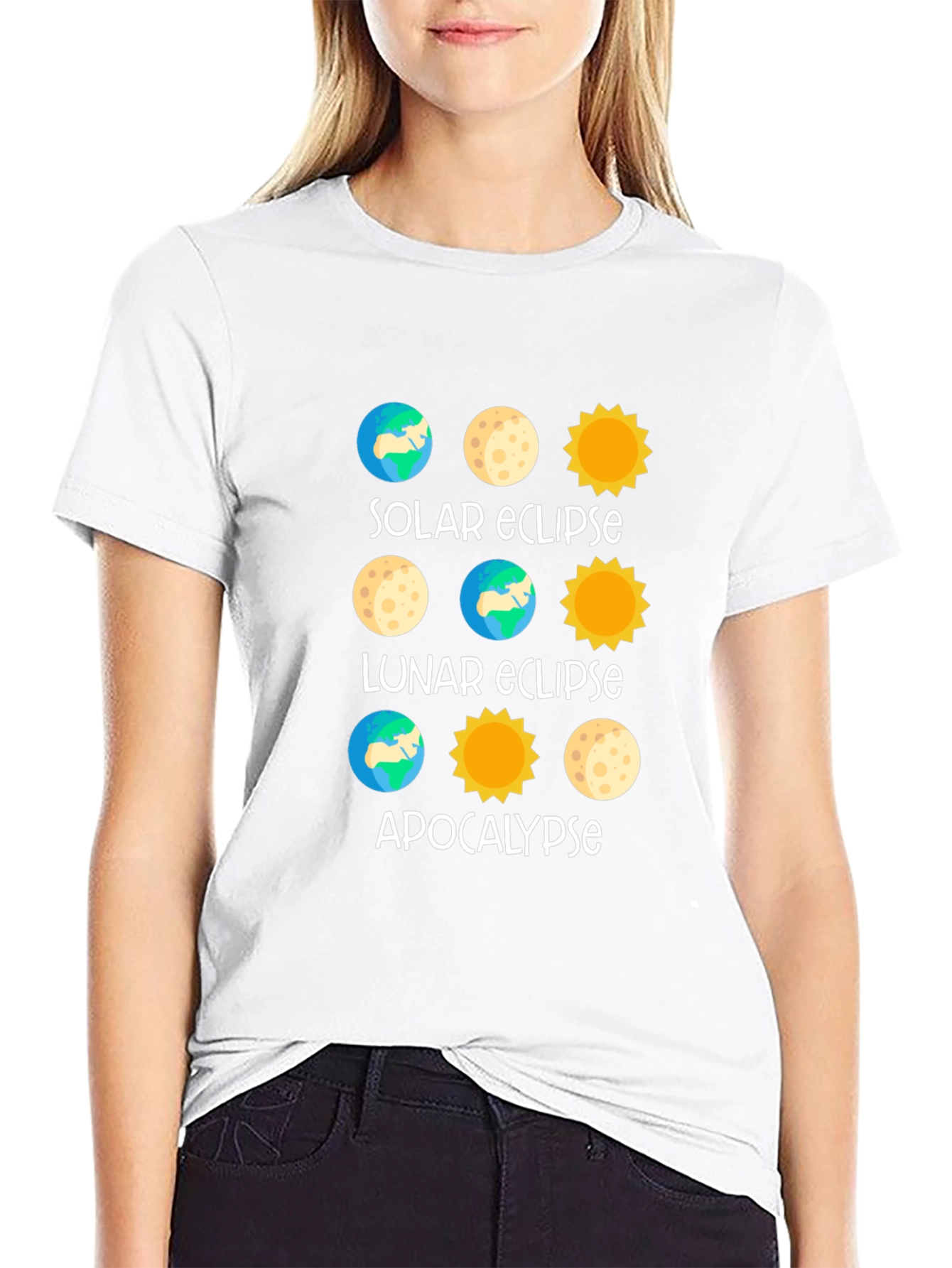 Eclipse Apocalypse Graphic T-Shirt - Black