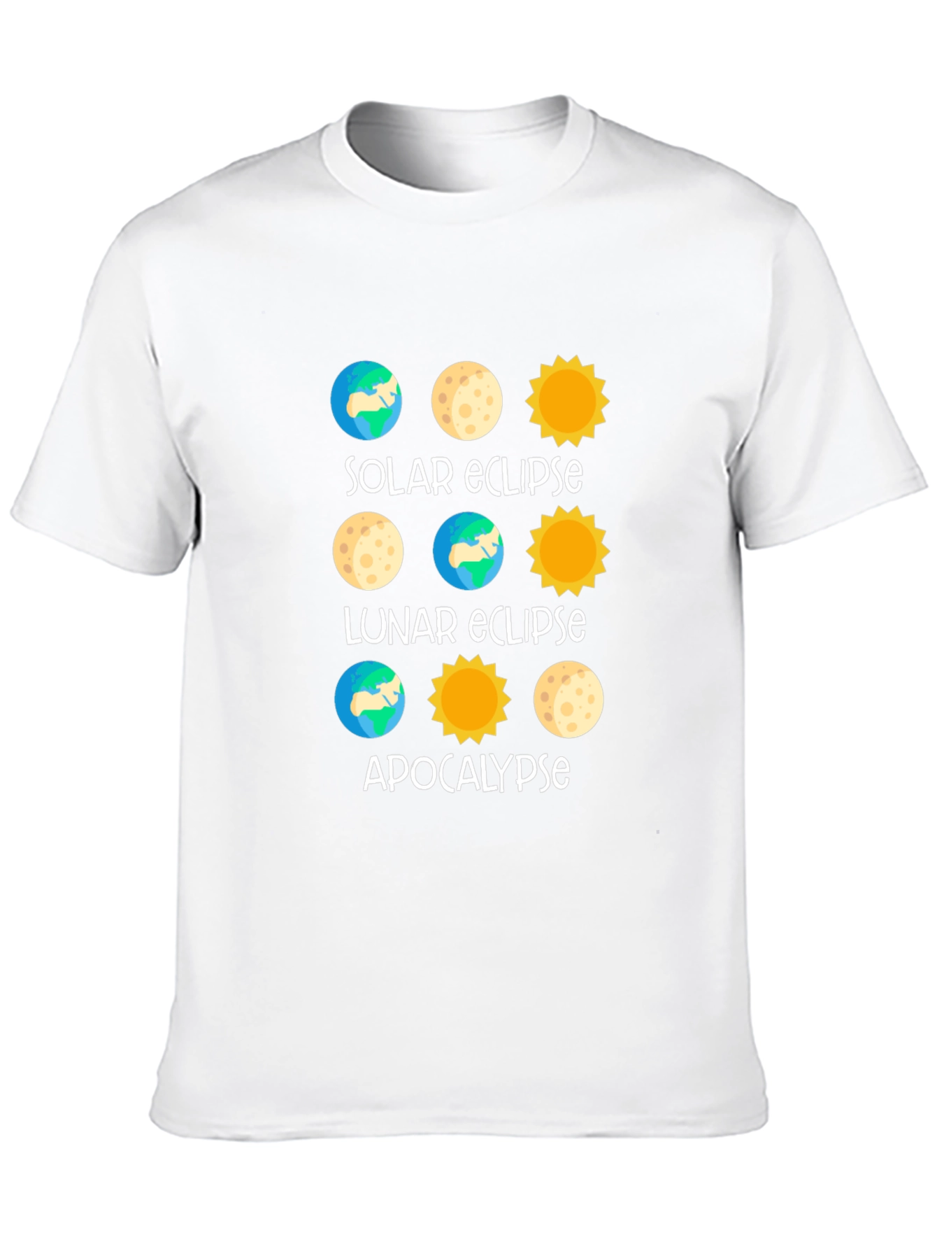 Eclipse Apocalypse Graphic T-Shirt - Black