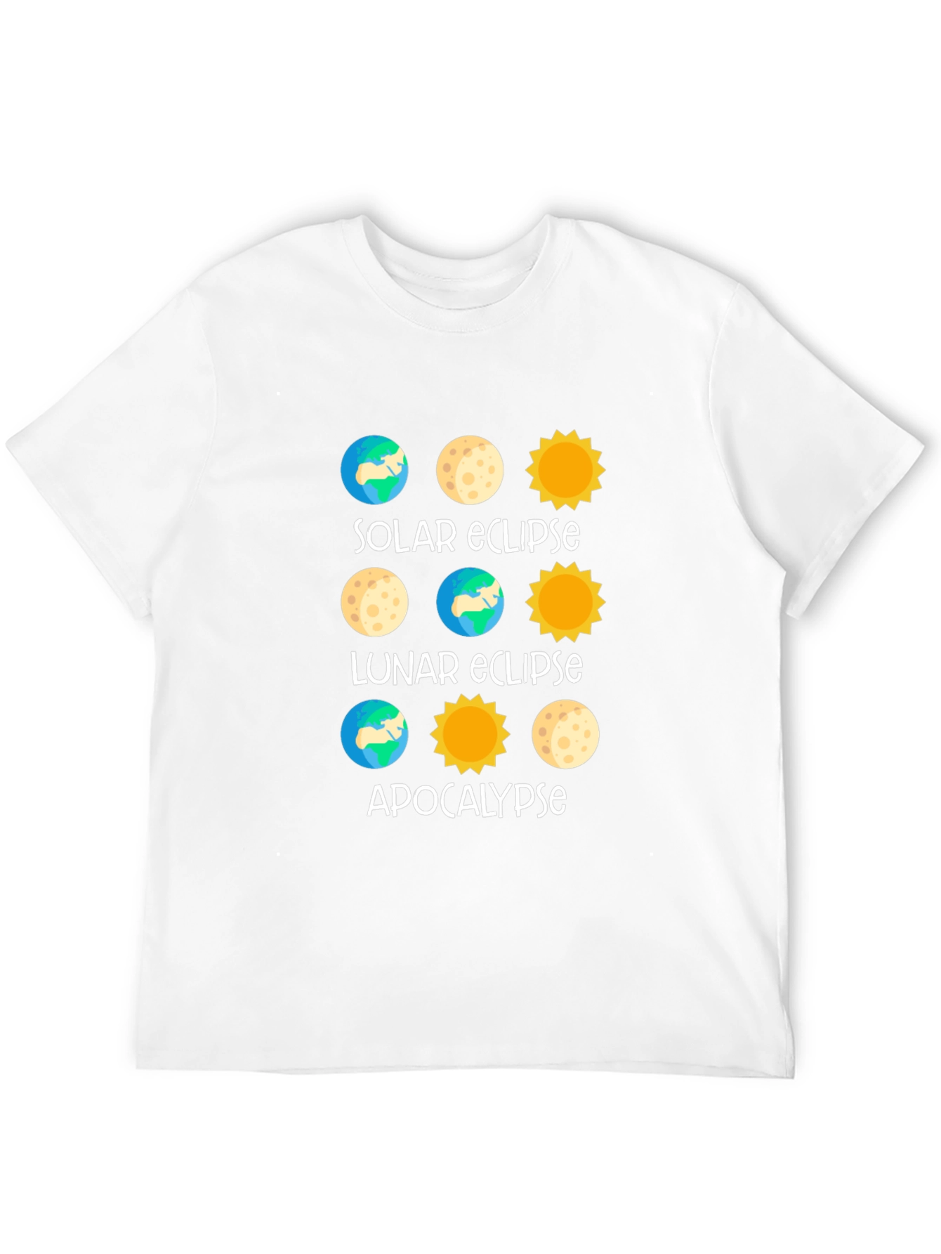 Eclipse Apocalypse Graphic T-Shirt - Black