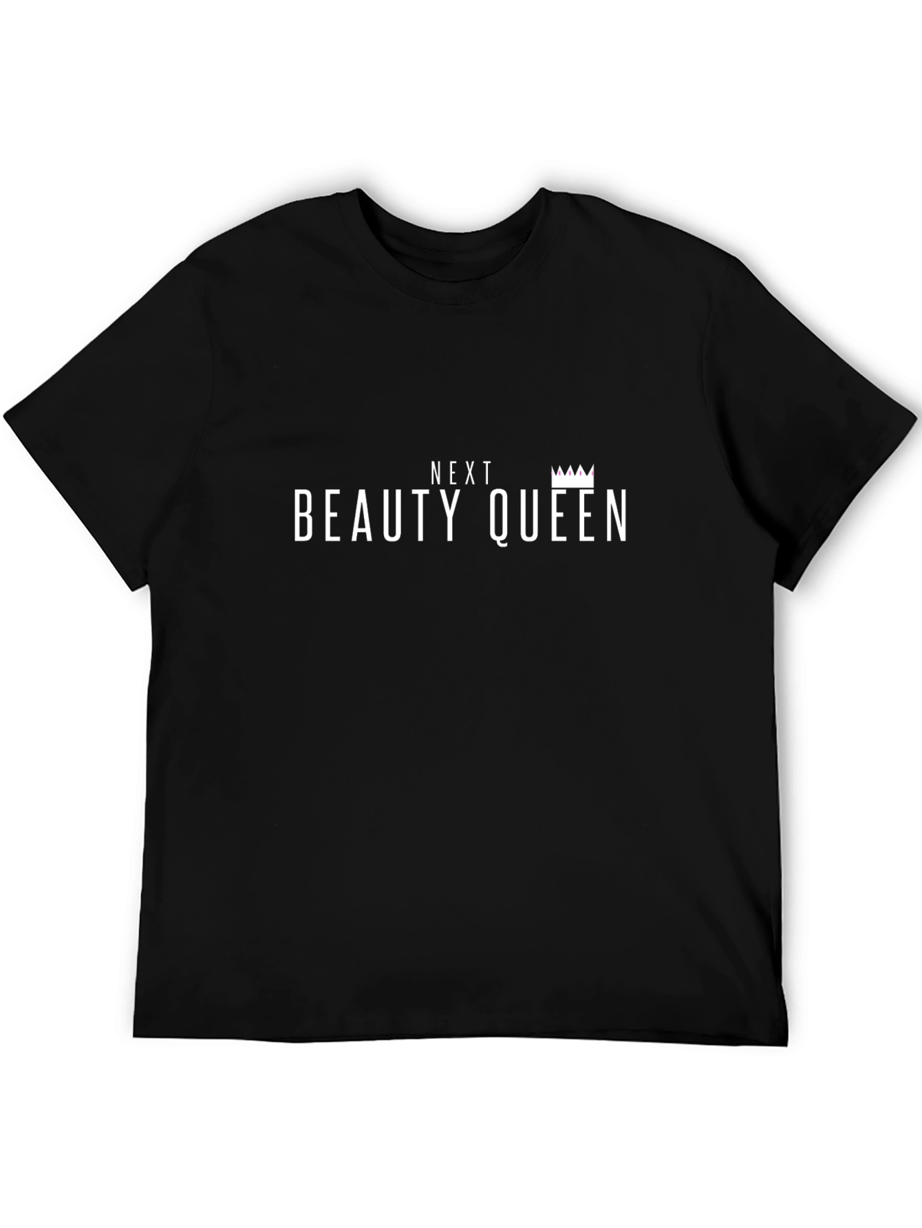 Next Beauty Queen Black Graphic Tee