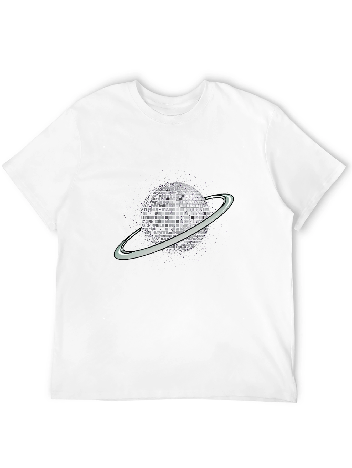 Disco Planet Graphic T-Shirt - Unique Party Tee