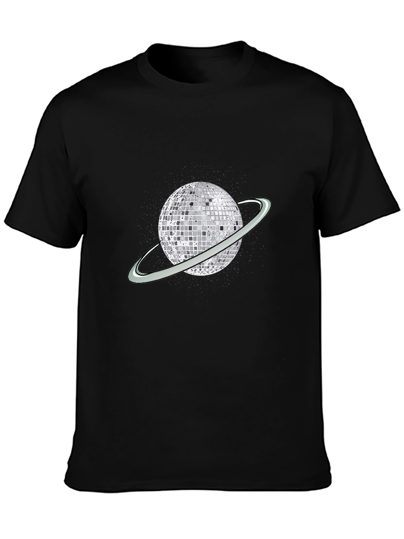 Disco Planet Graphic T-Shirt - Unique Party Tee