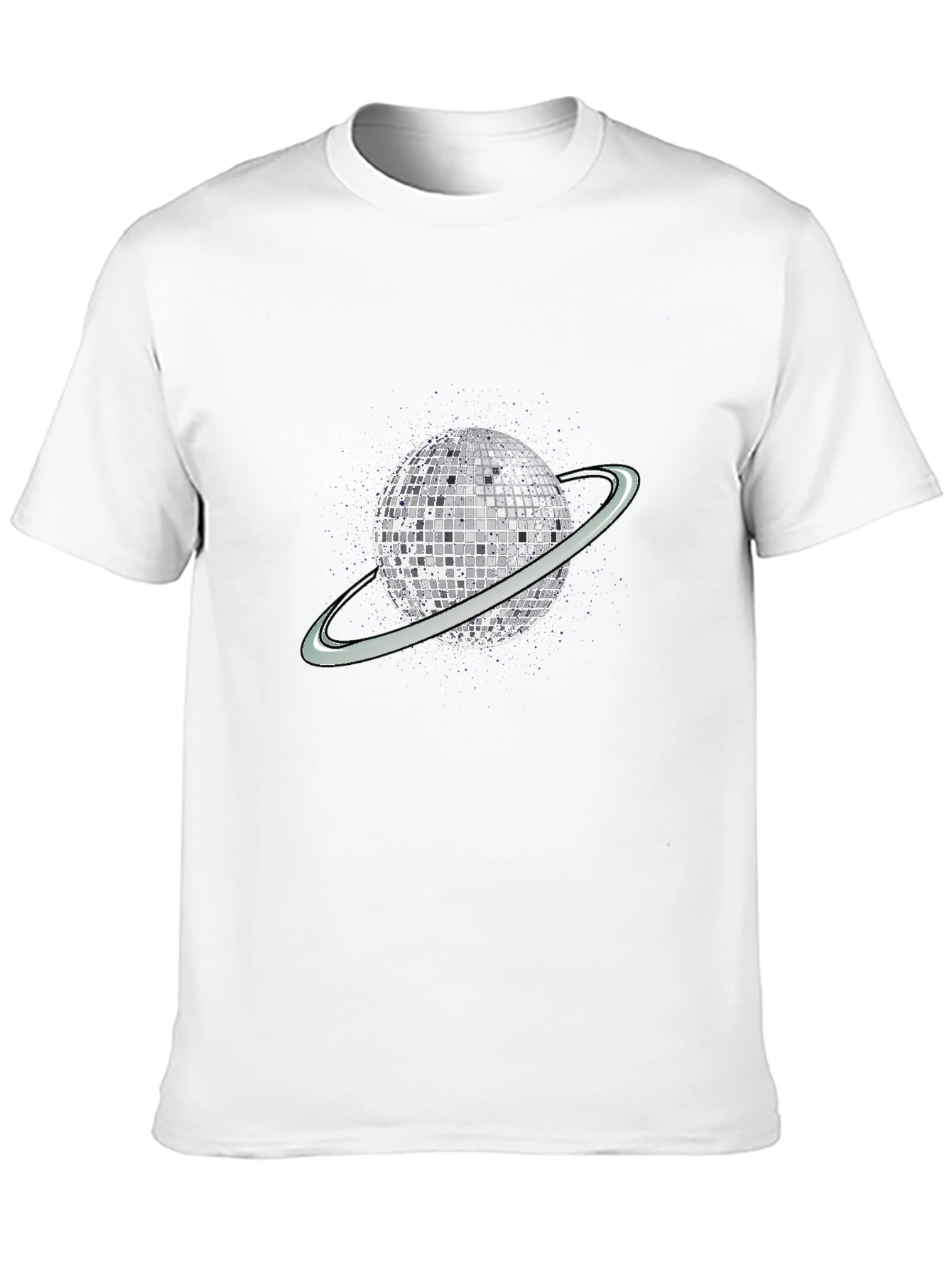 Disco Planet Graphic T-Shirt - Unique Party Tee