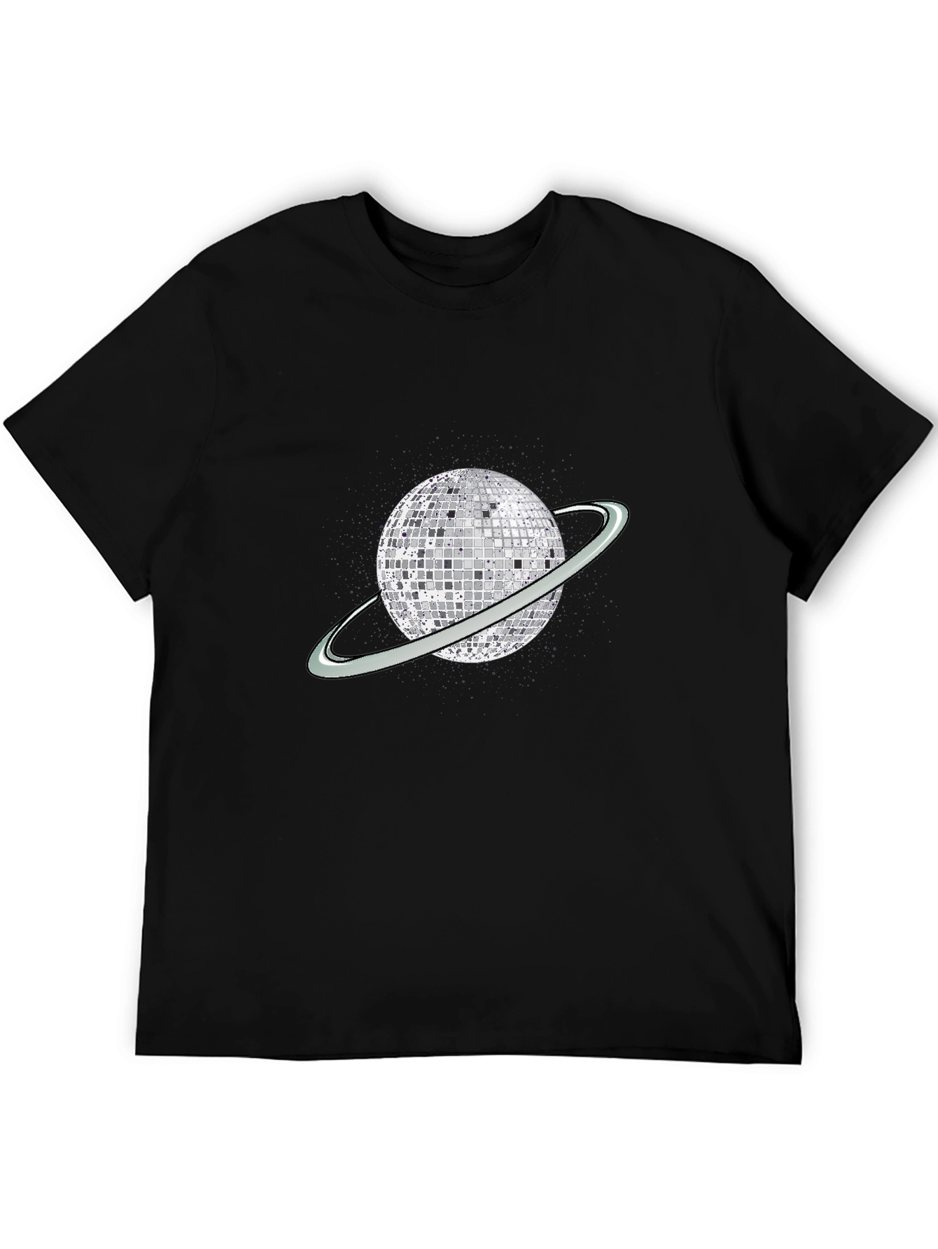 Disco Planet Graphic T-Shirt - Unique Party Tee