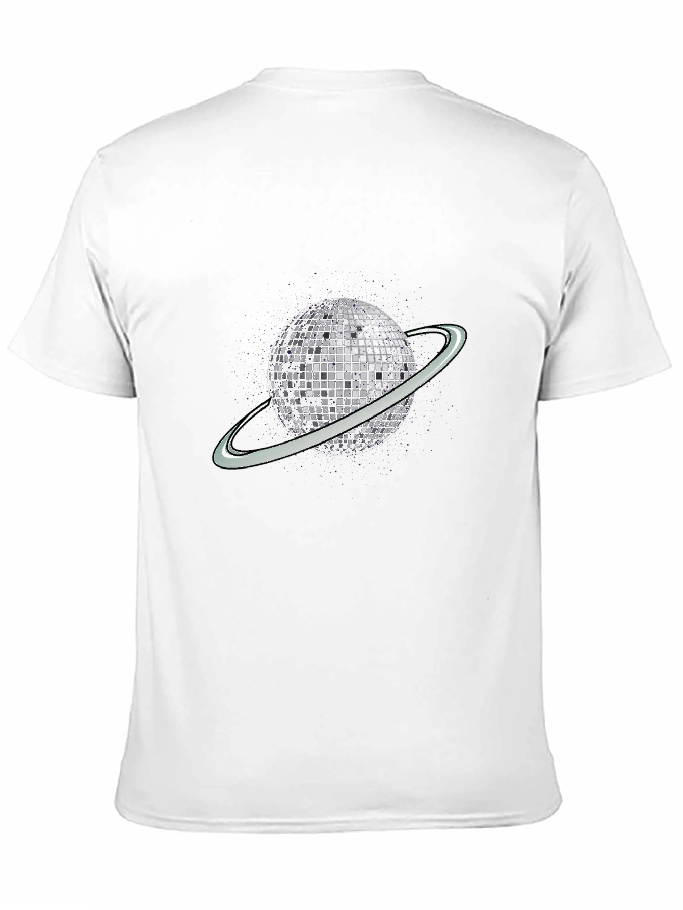 Disco Planet Graphic T-Shirt - Unique Party Tee