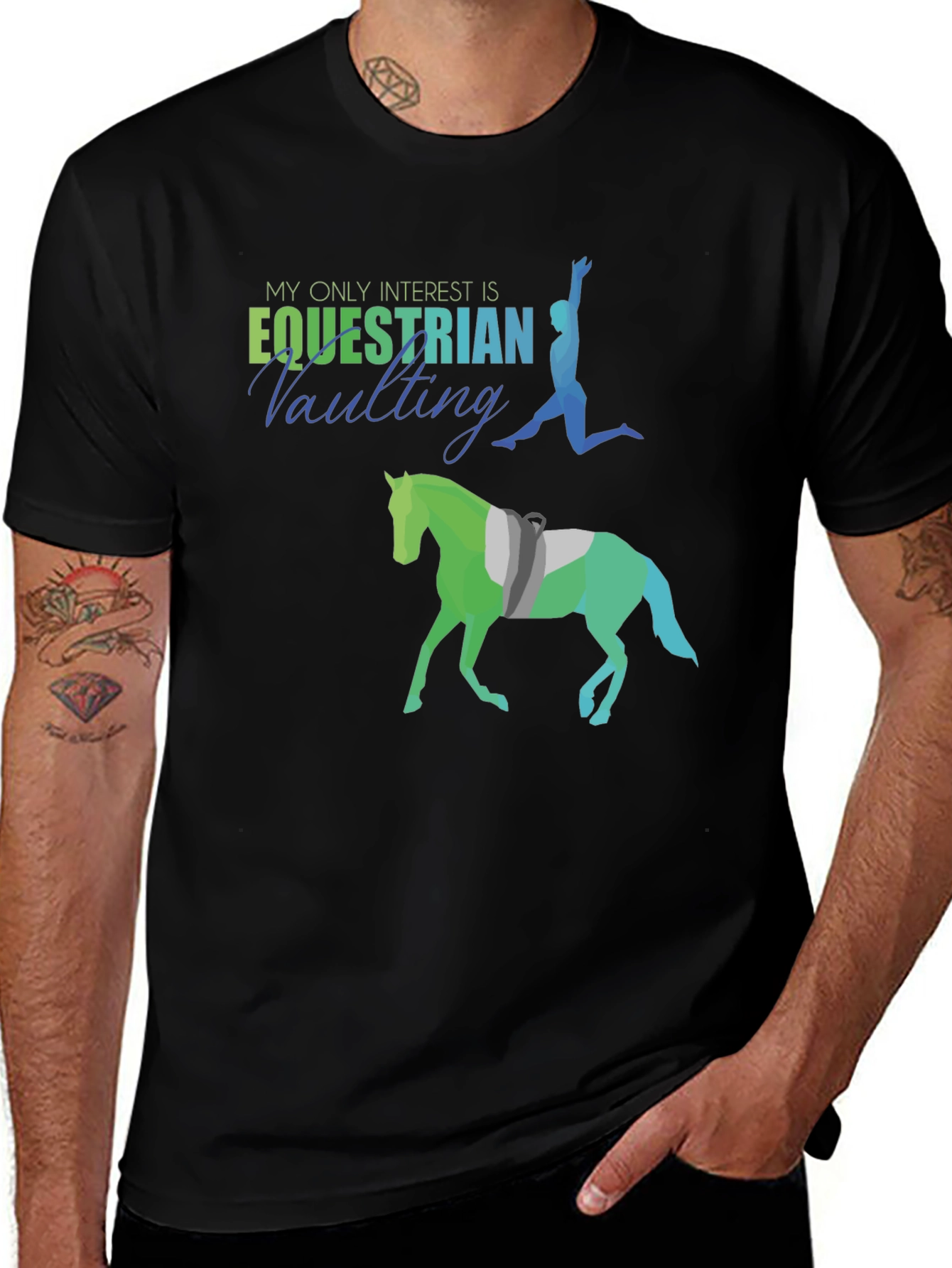 Equestrian Vaulting Interest Graphic Tee