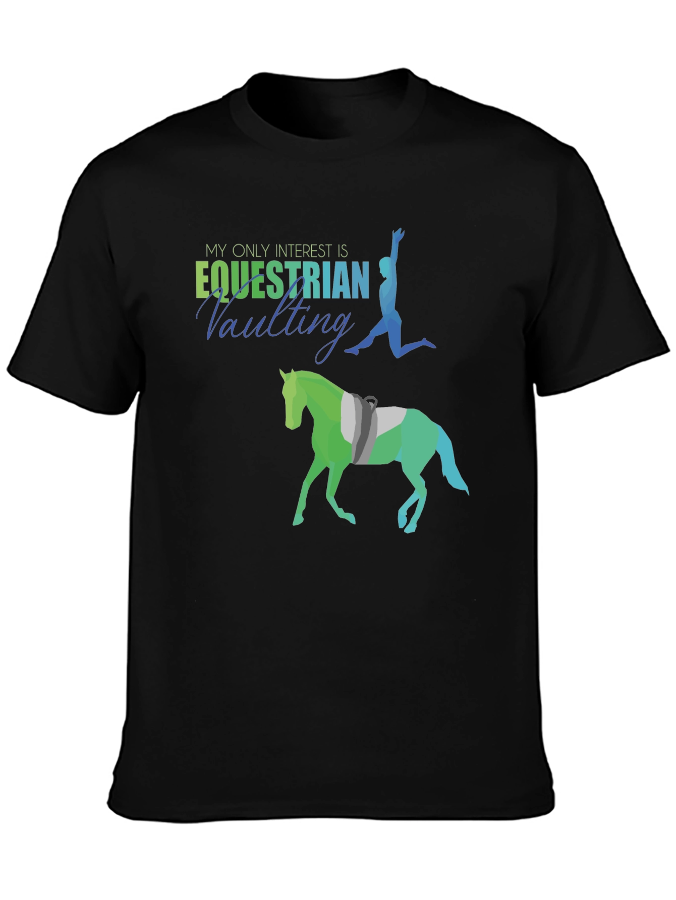 Equestrian Vaulting Interest Graphic Tee