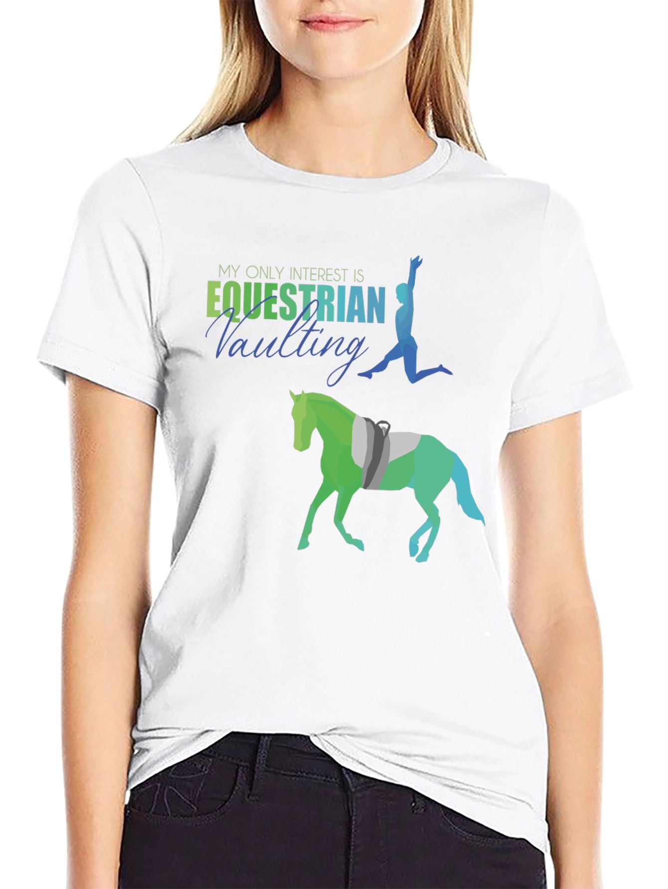 Equestrian Vaulting Interest Graphic Tee