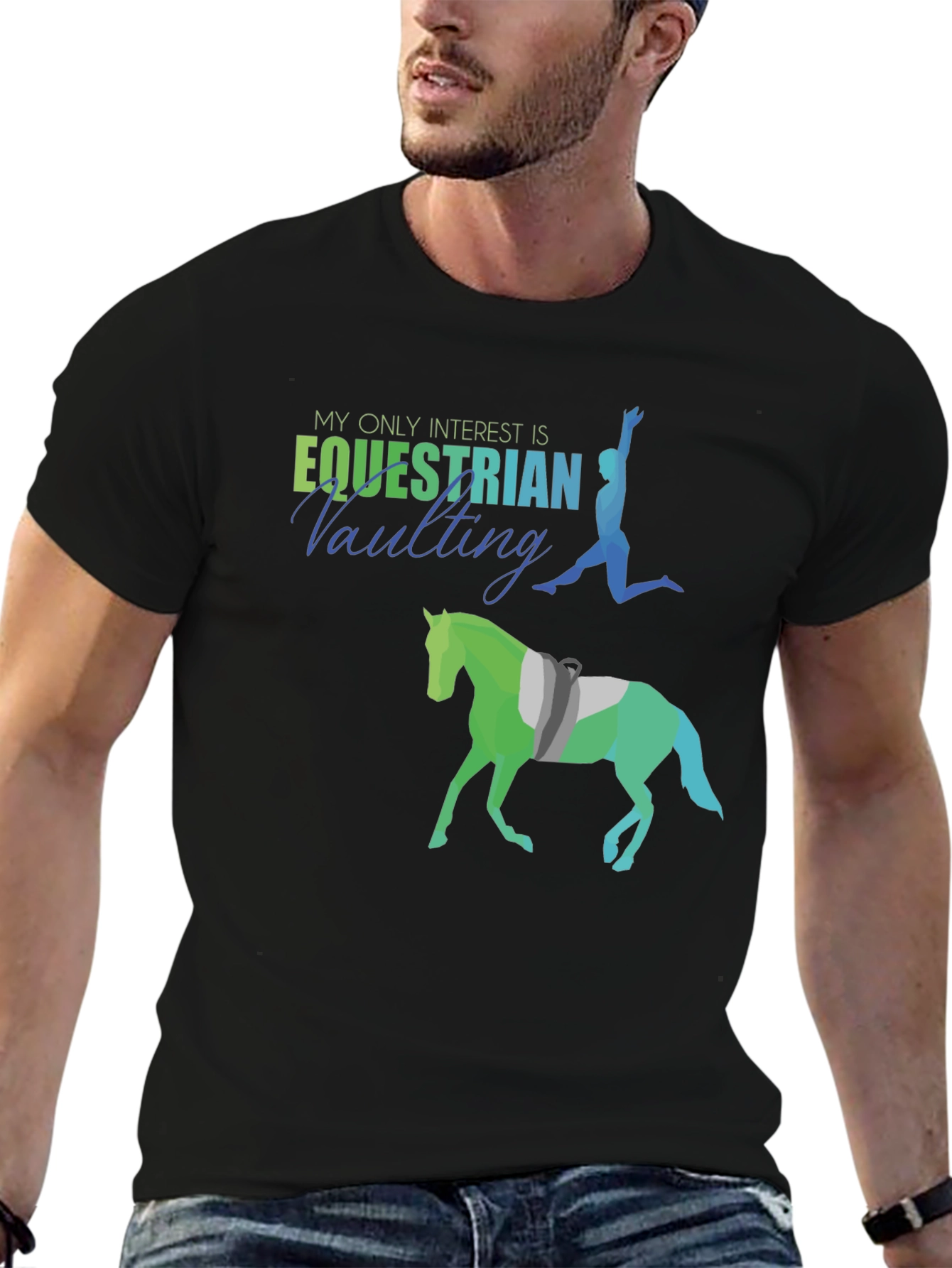 Equestrian Vaulting Interest Graphic Tee
