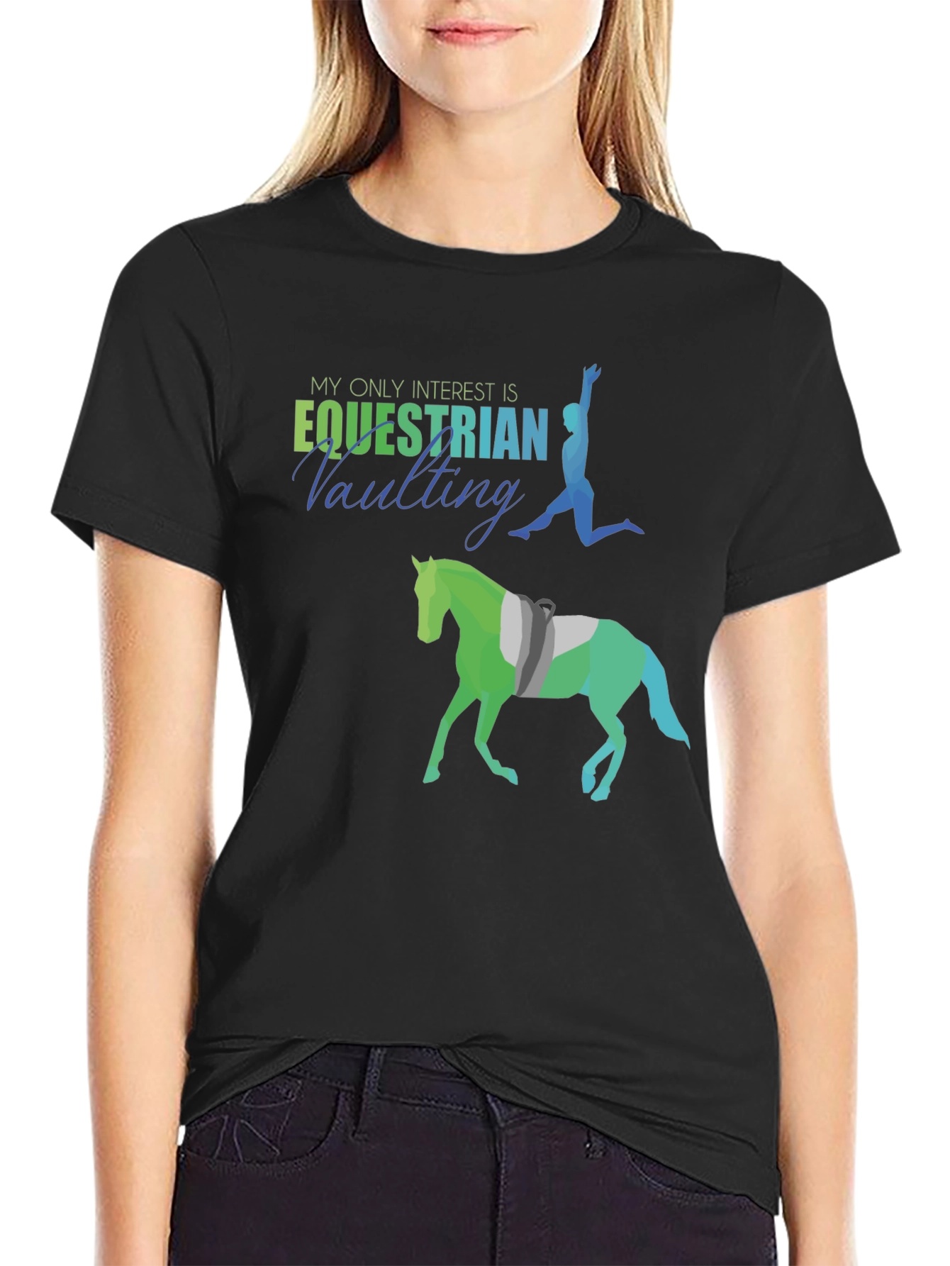 Equestrian Vaulting Interest Graphic Tee