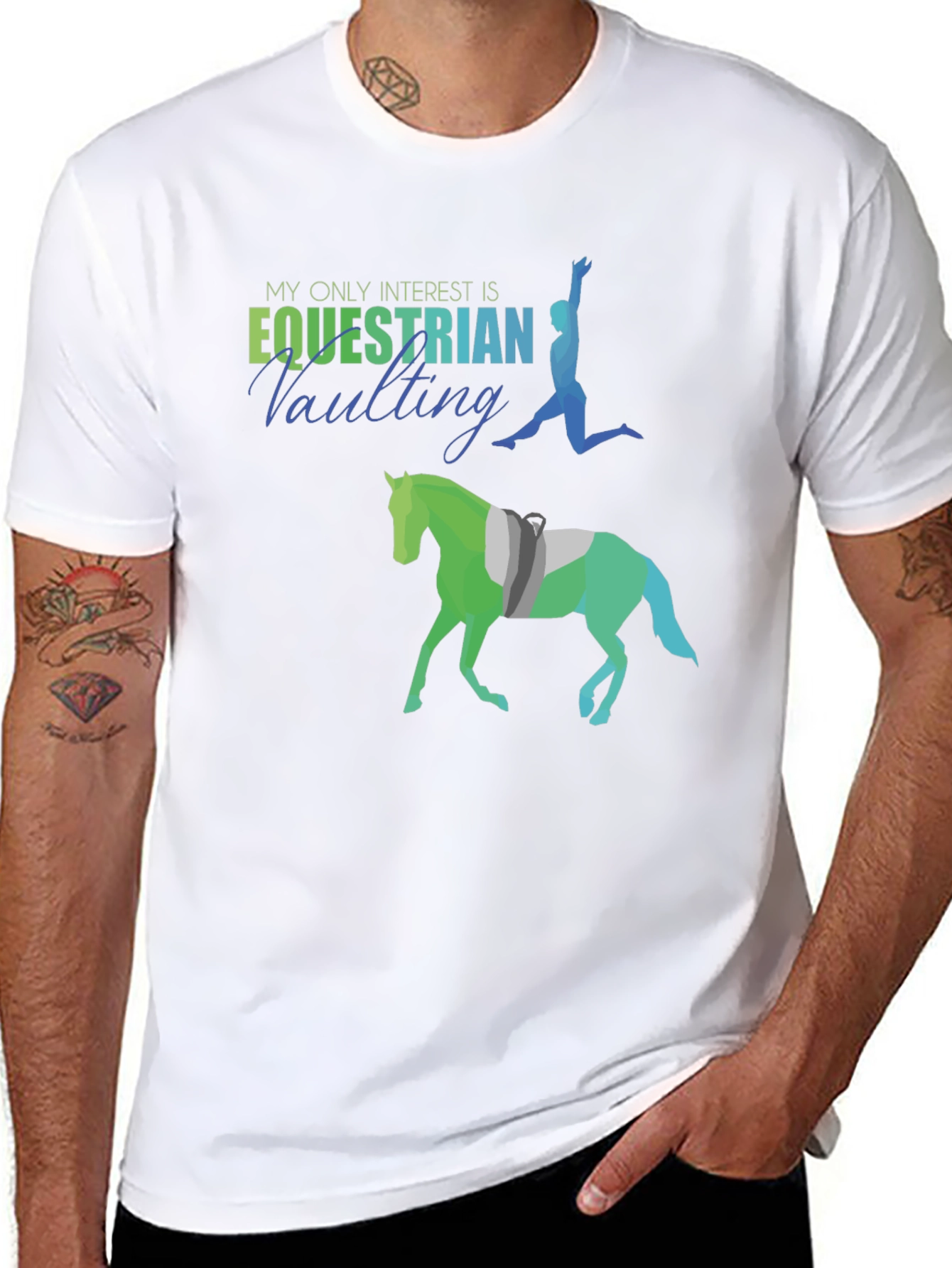 Equestrian Vaulting Interest Graphic Tee