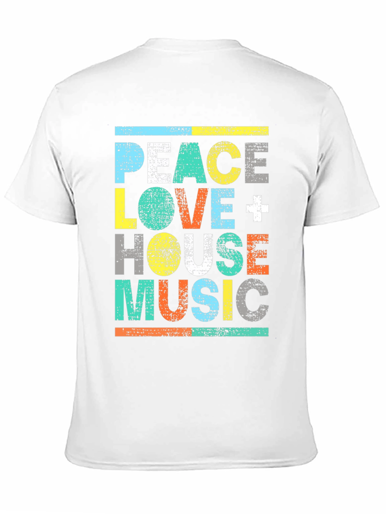 Peace Love House Music Graphic Tee