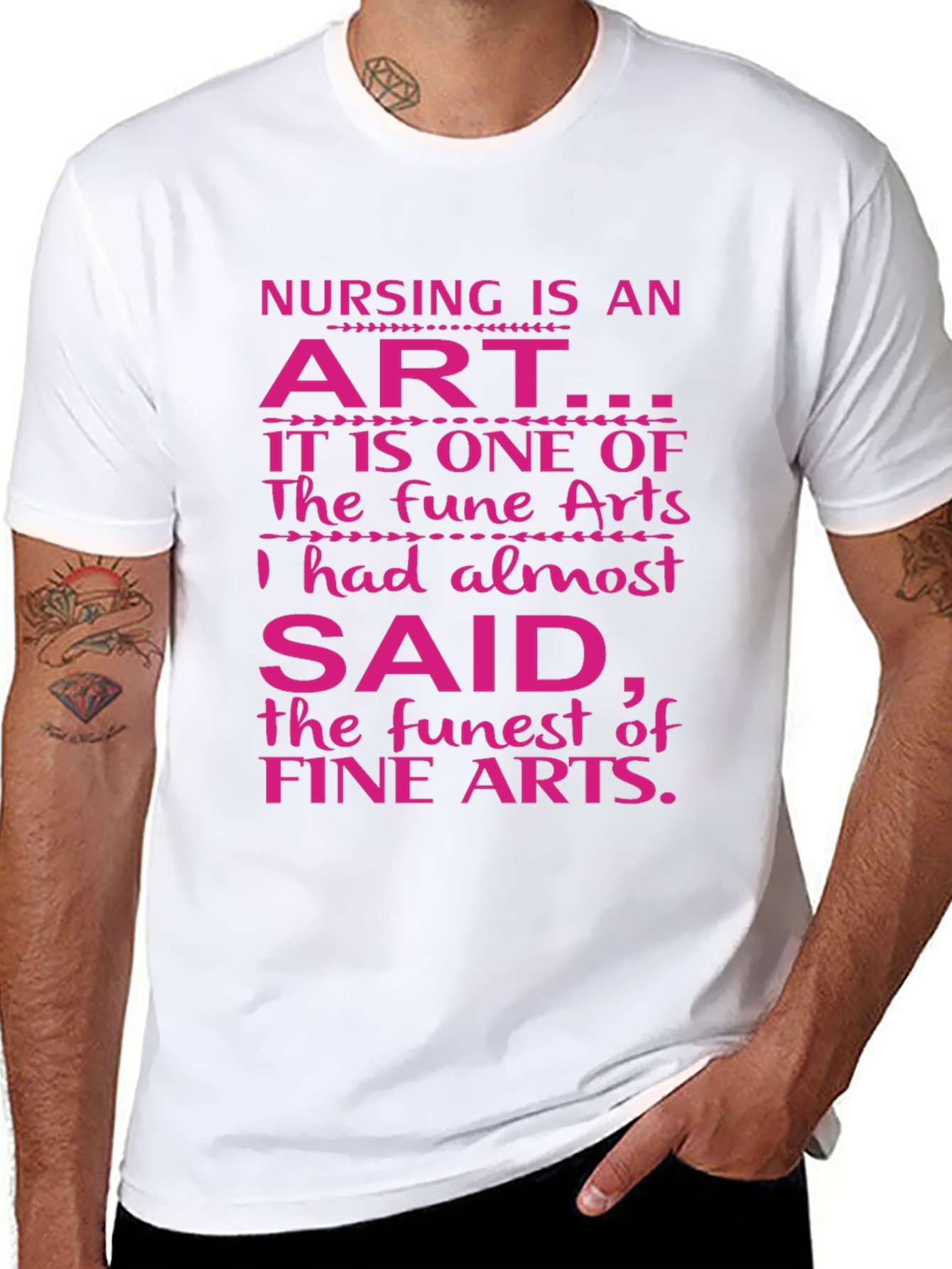 Nursing is an Art Graphic Tee