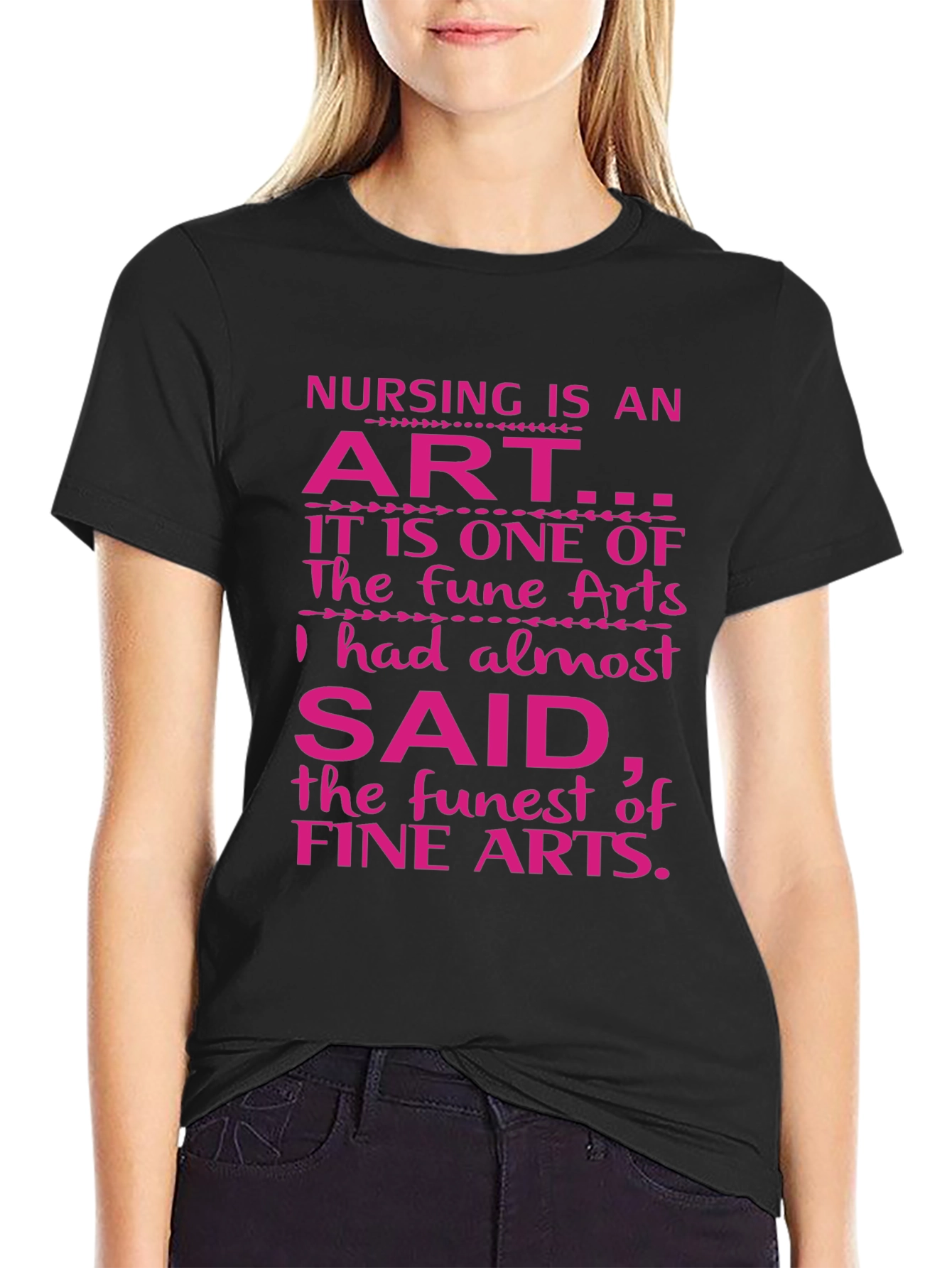 Nursing is an Art Graphic Tee