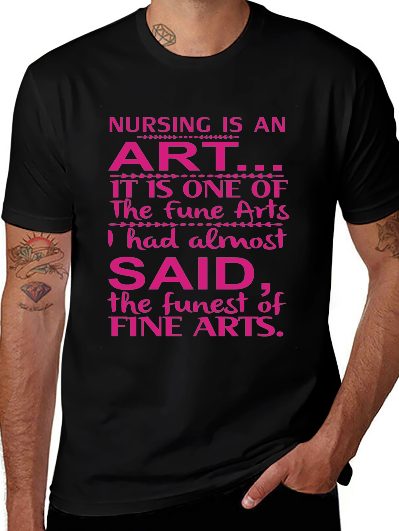 Nursing is an Art Graphic Tee