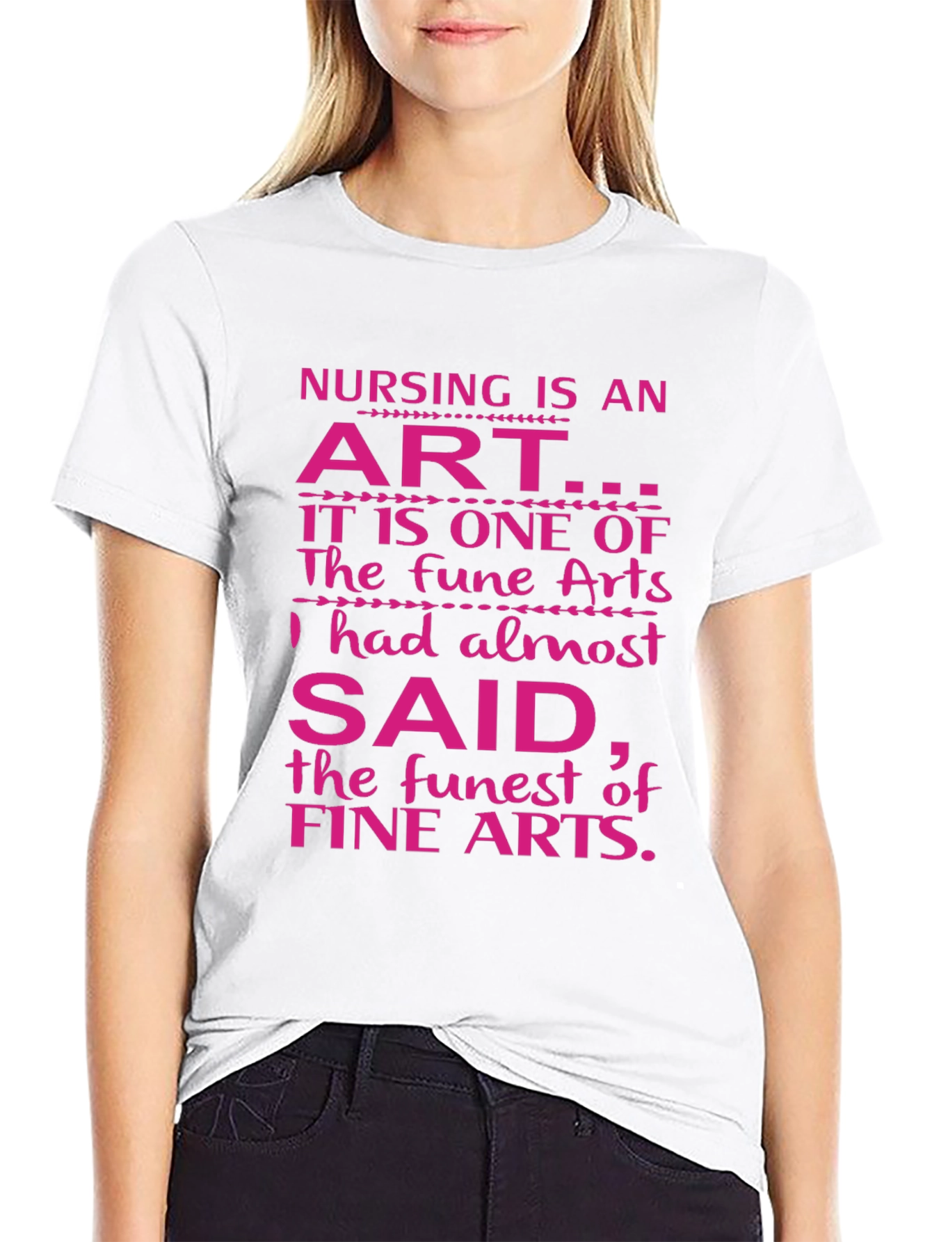 Nursing is an Art Graphic Tee