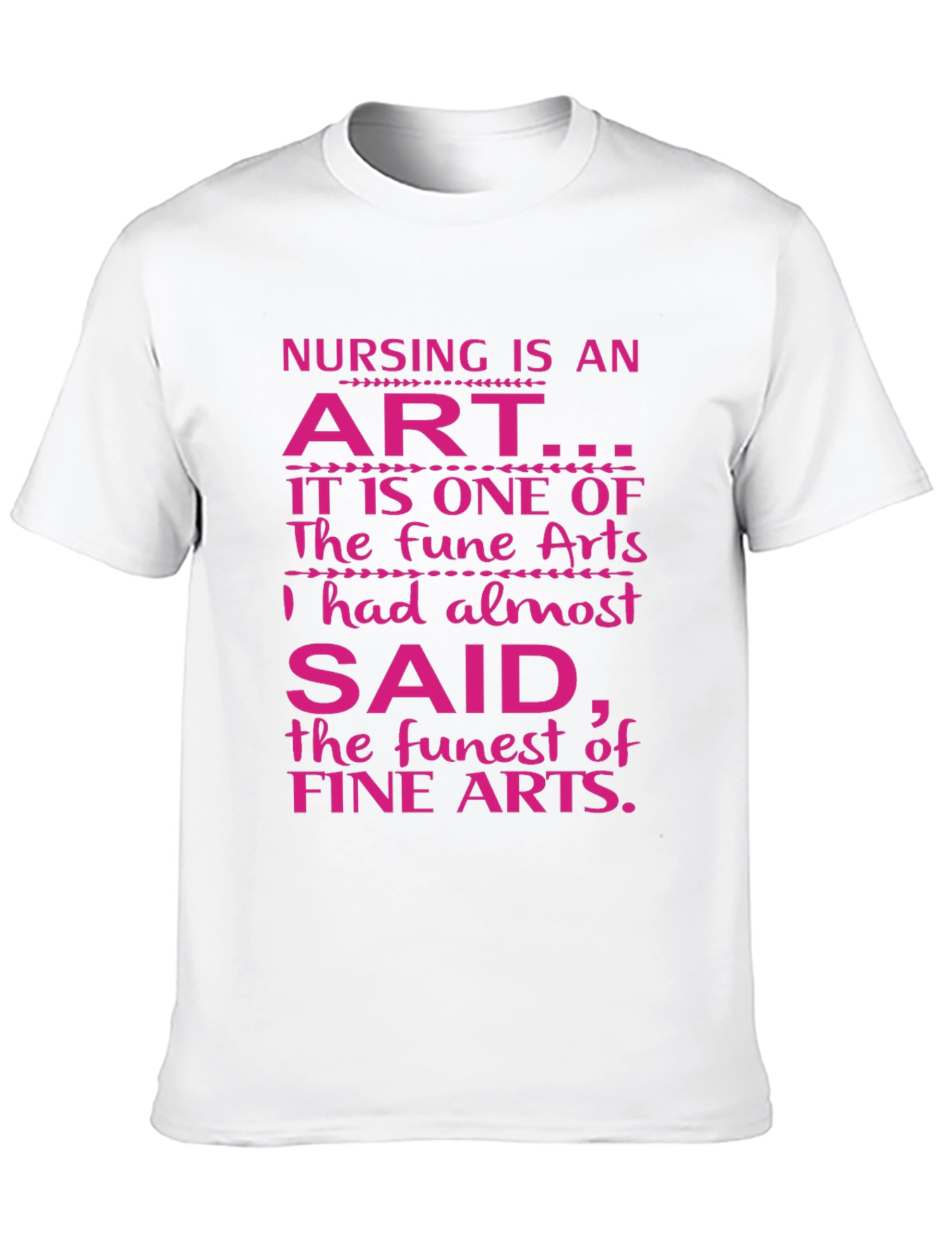 Nursing is an Art Graphic Tee