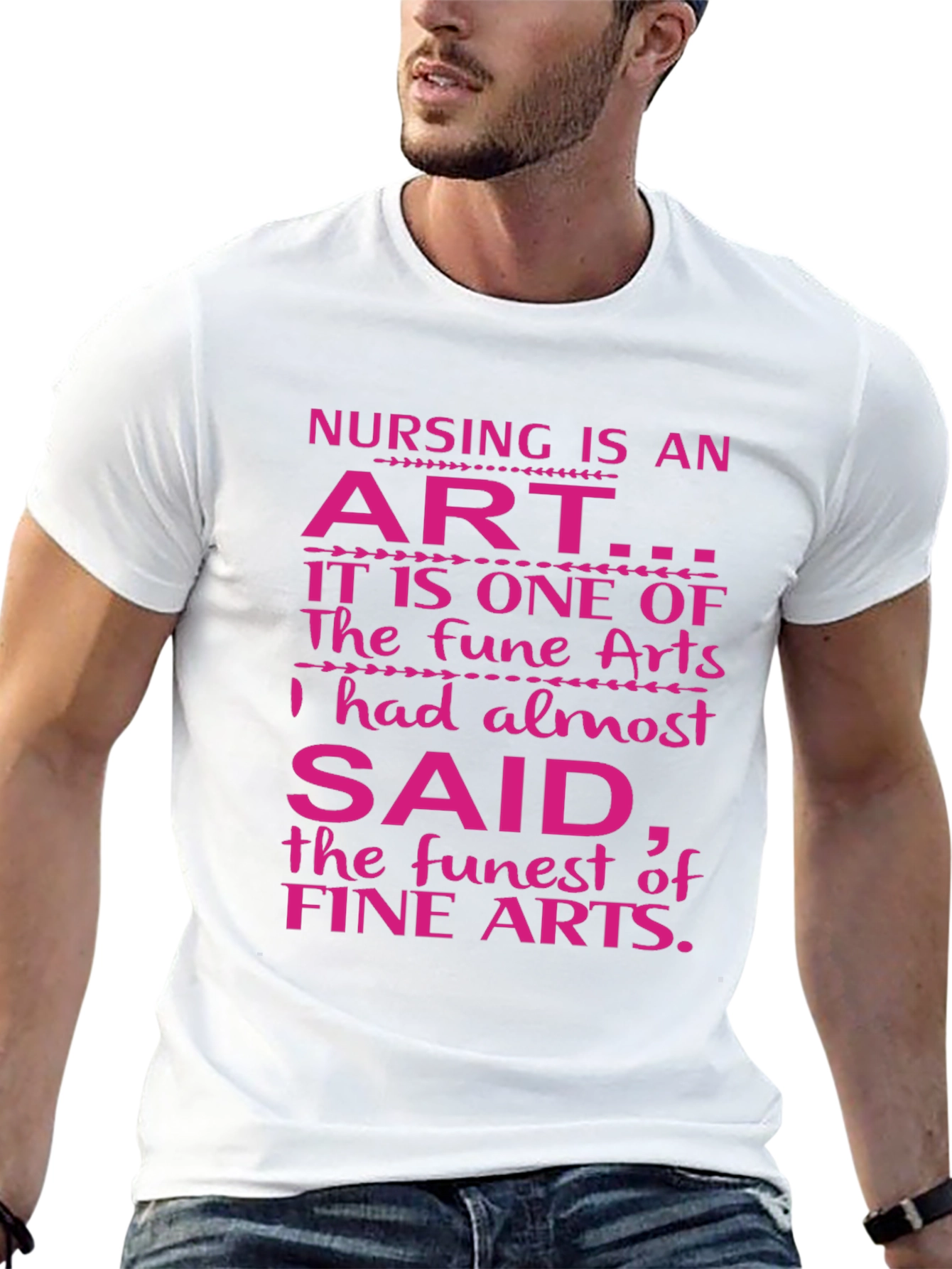 Nursing is an Art Graphic Tee