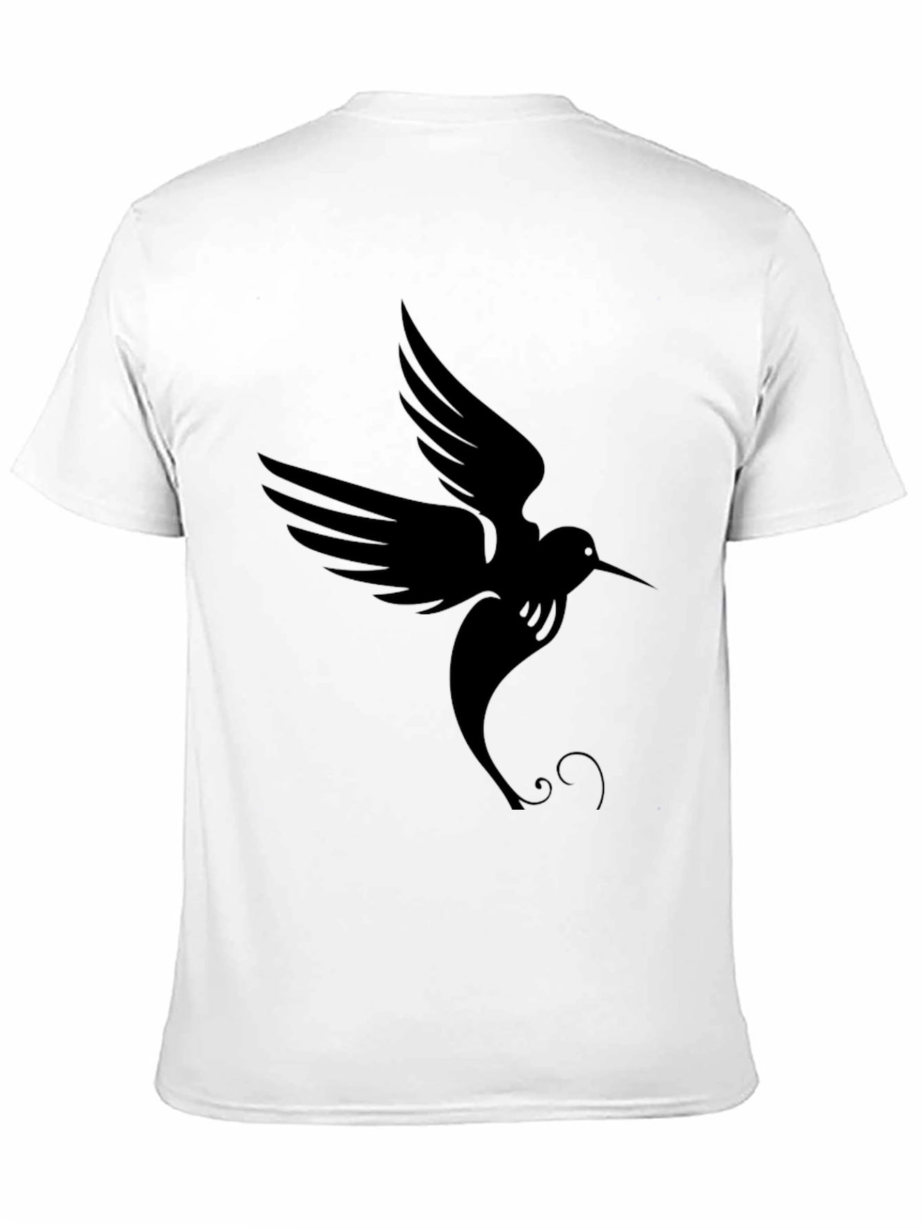Hummingbird Silhouette Black T-Shirt