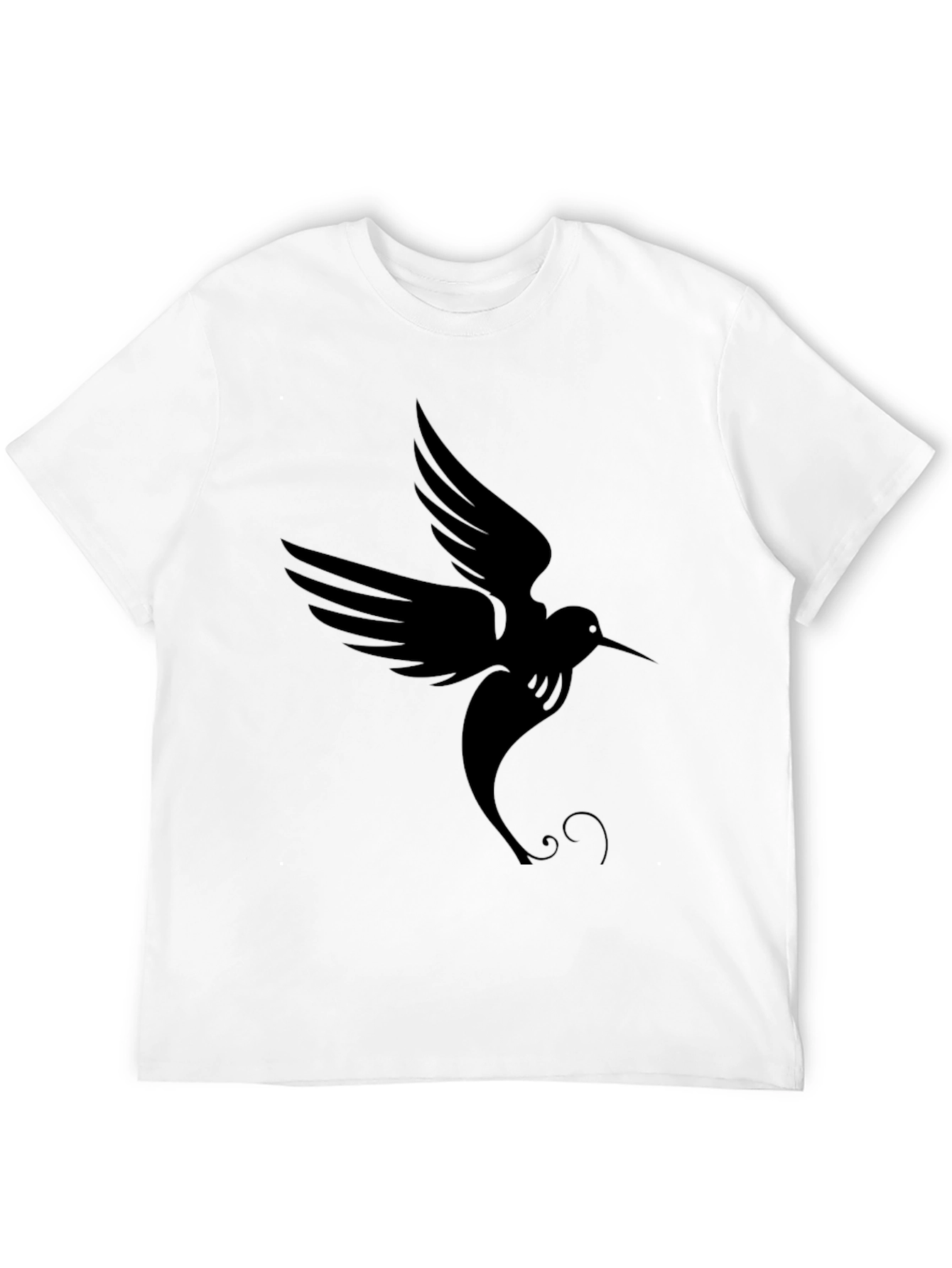 Hummingbird Silhouette Black T-Shirt