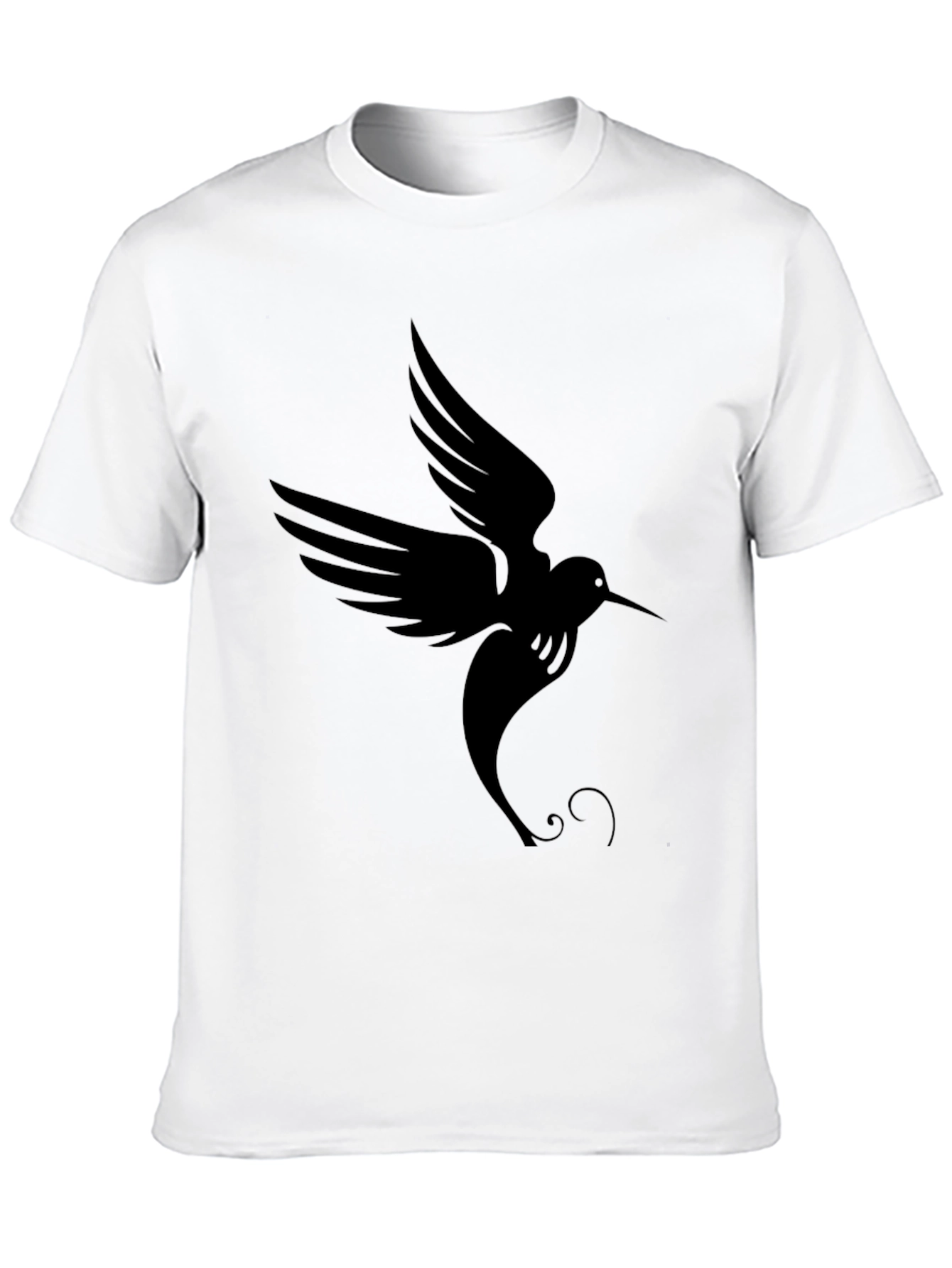 Hummingbird Silhouette Black T-Shirt
