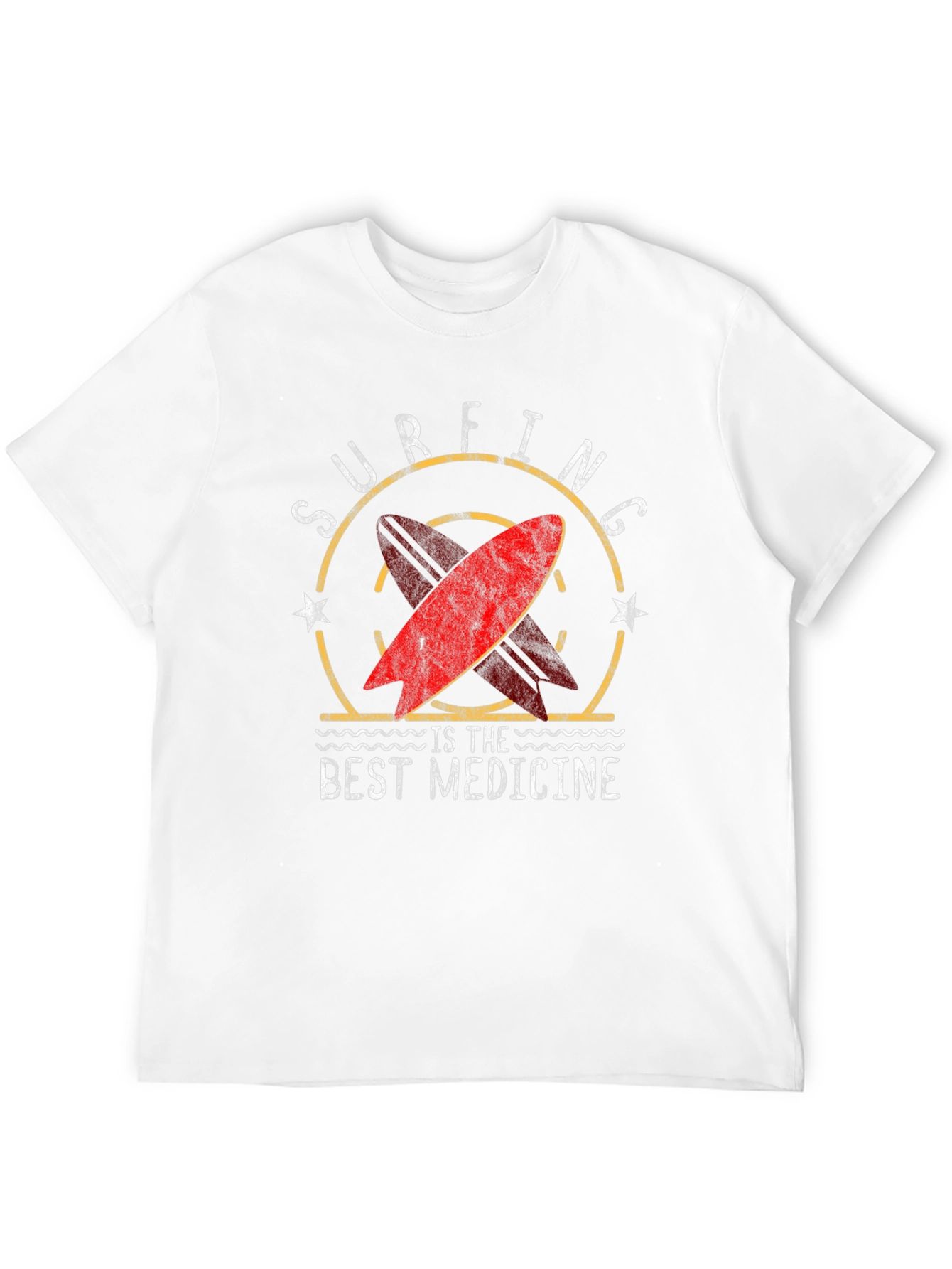 Surfing is the Best Medicine Graphic T-Shirt