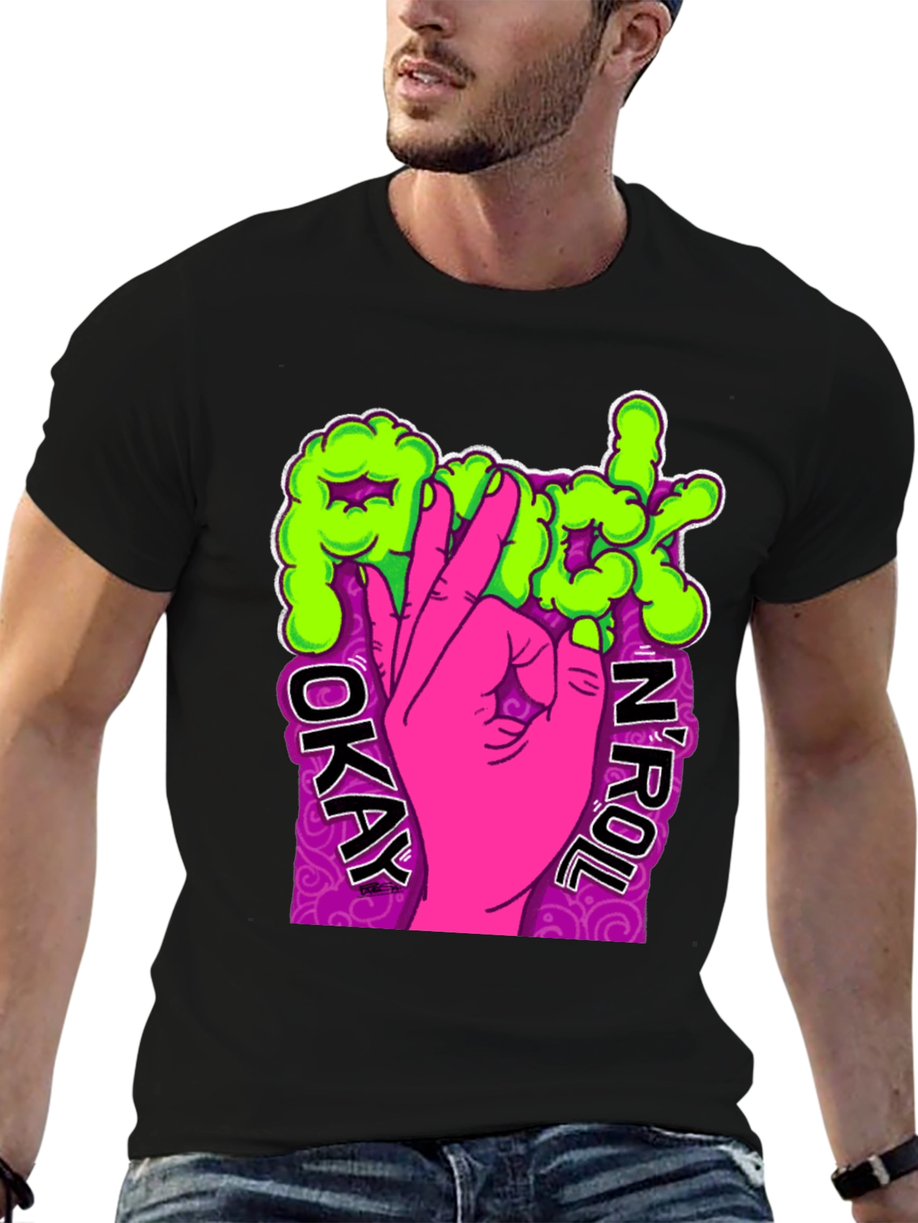 Okay NRoll Graphic T-Shirt