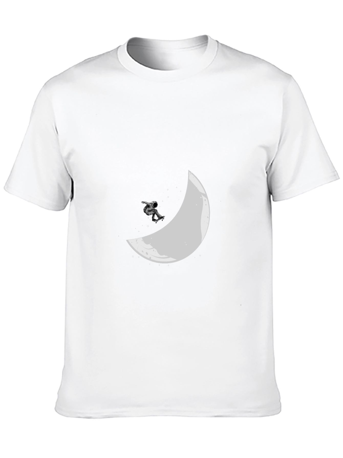 Astronaut Moon Skateboard T-Shirt