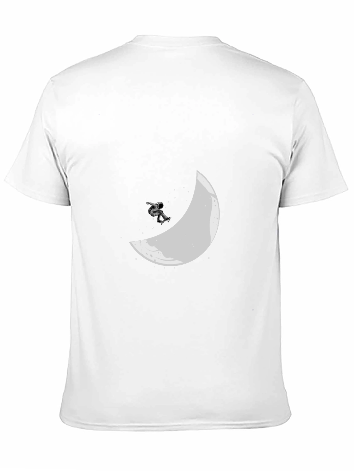 Astronaut Moon Skateboard T-Shirt