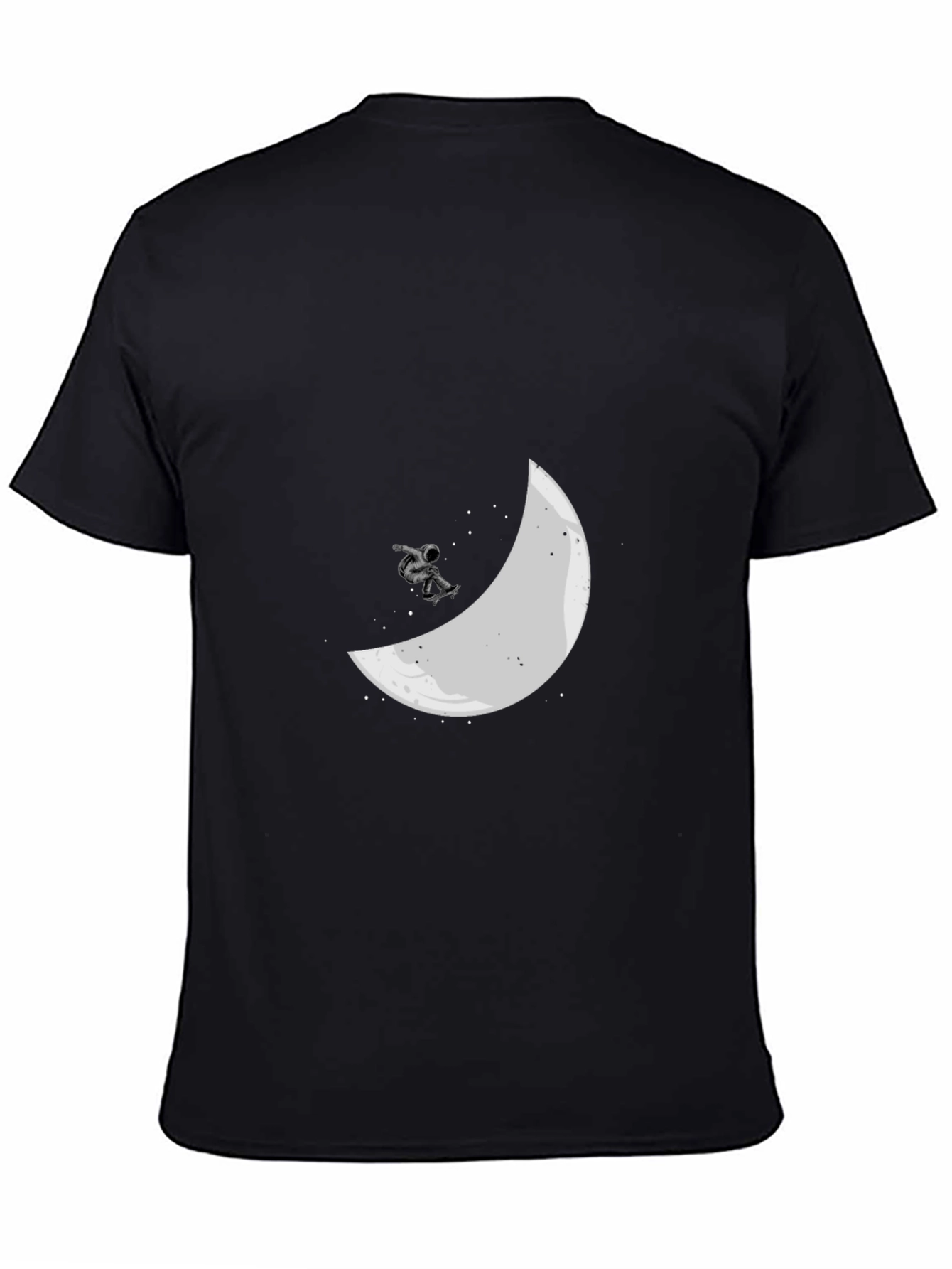 Astronaut Moon Skateboard T-Shirt