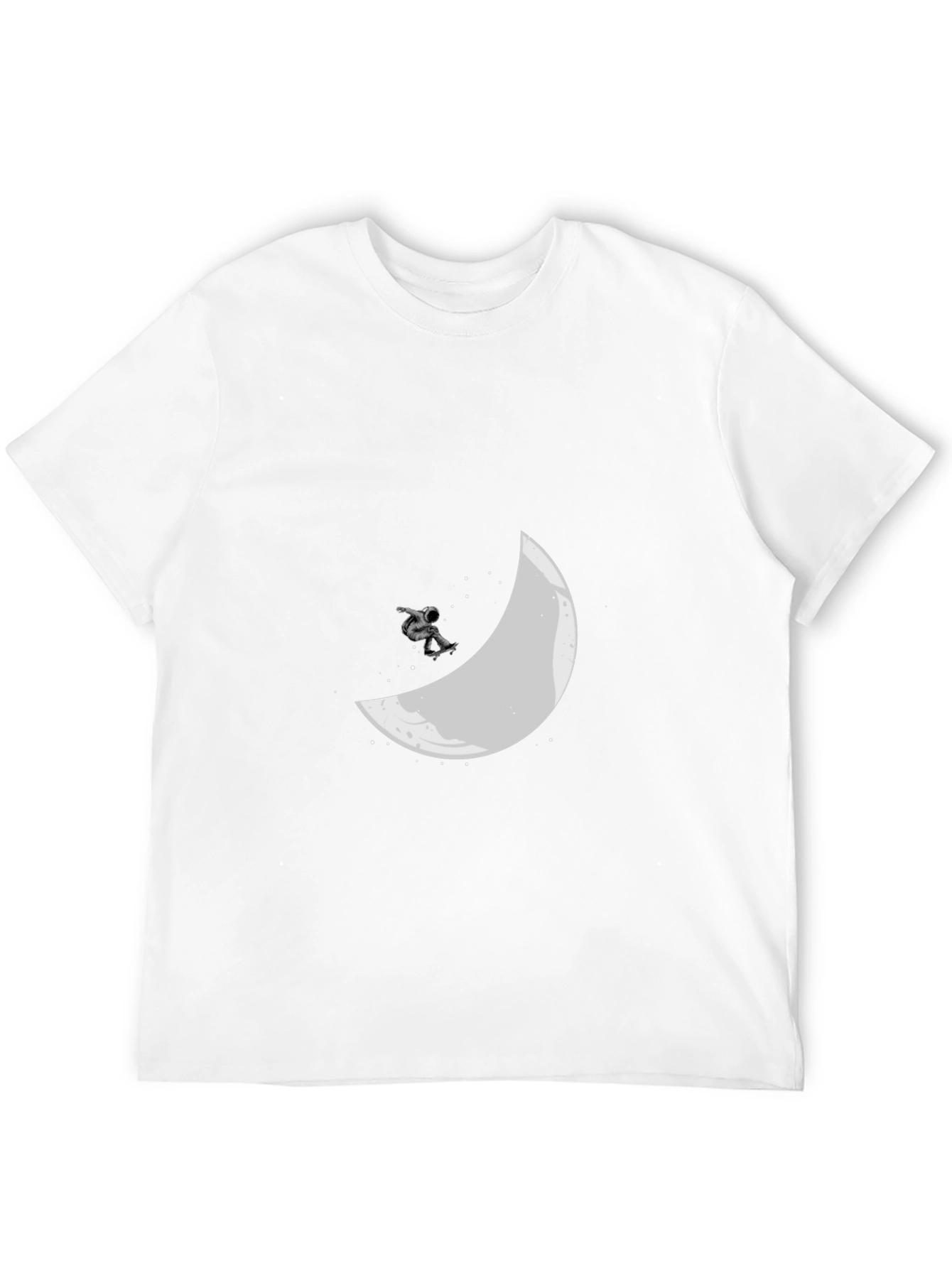 Astronaut Moon Skateboard T-Shirt