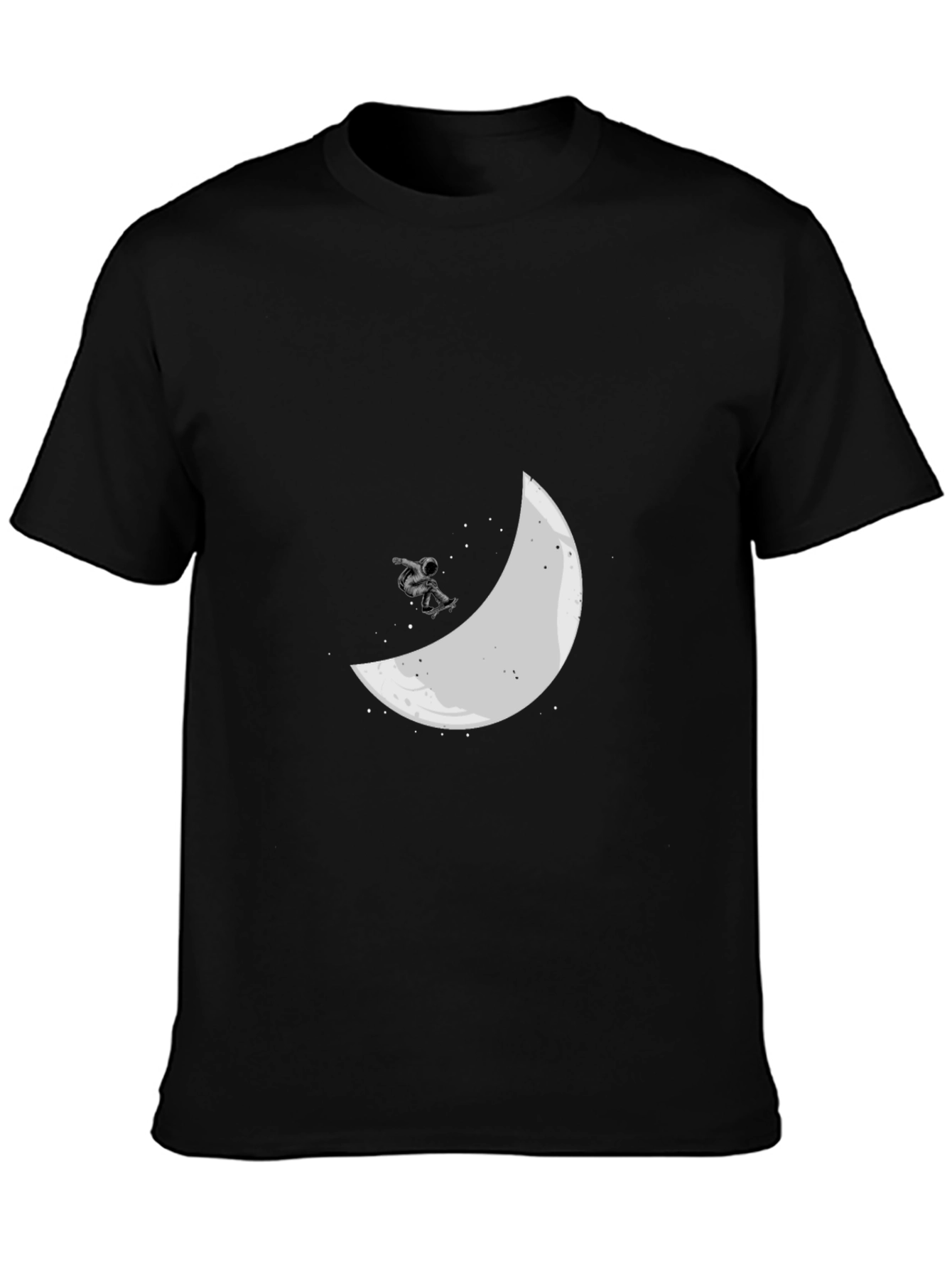 Astronaut Moon Skateboard T-Shirt