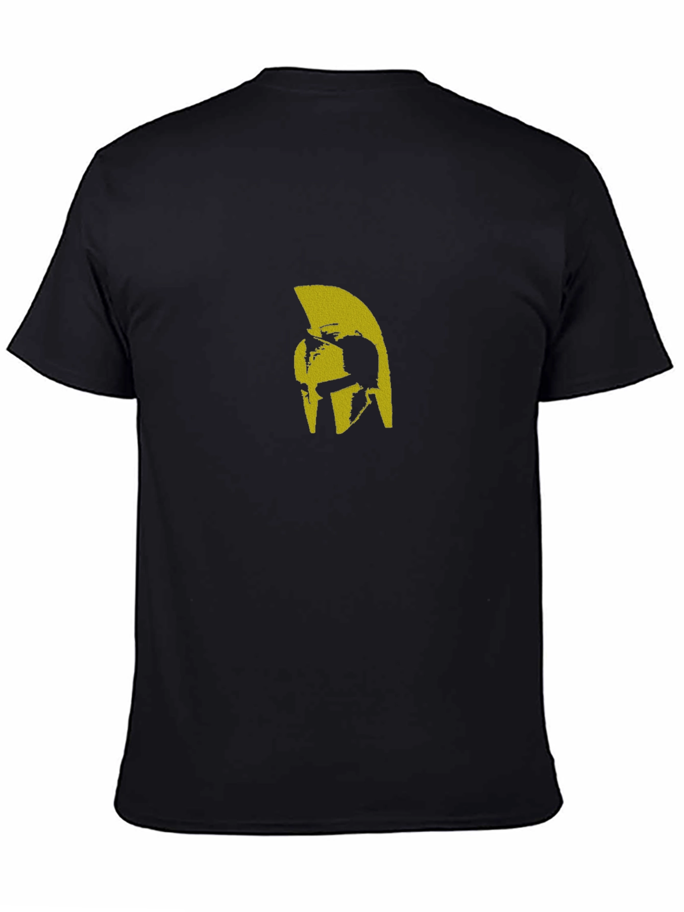Spartan Helmet Graphic T-Shirt - Black