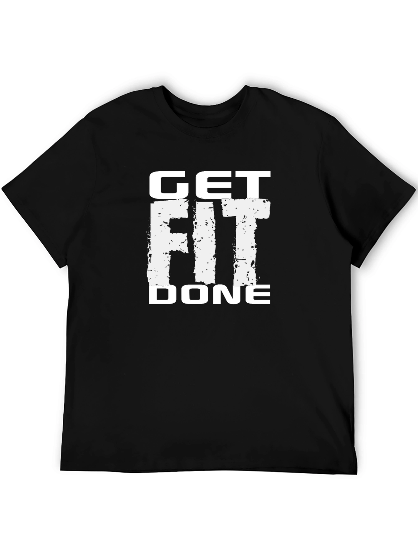 Get Fit Done Black T-Shirt