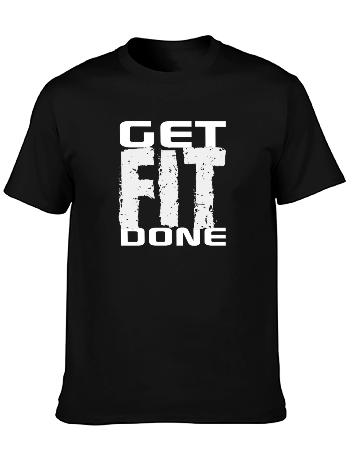 Get Fit Done Black T-Shirt