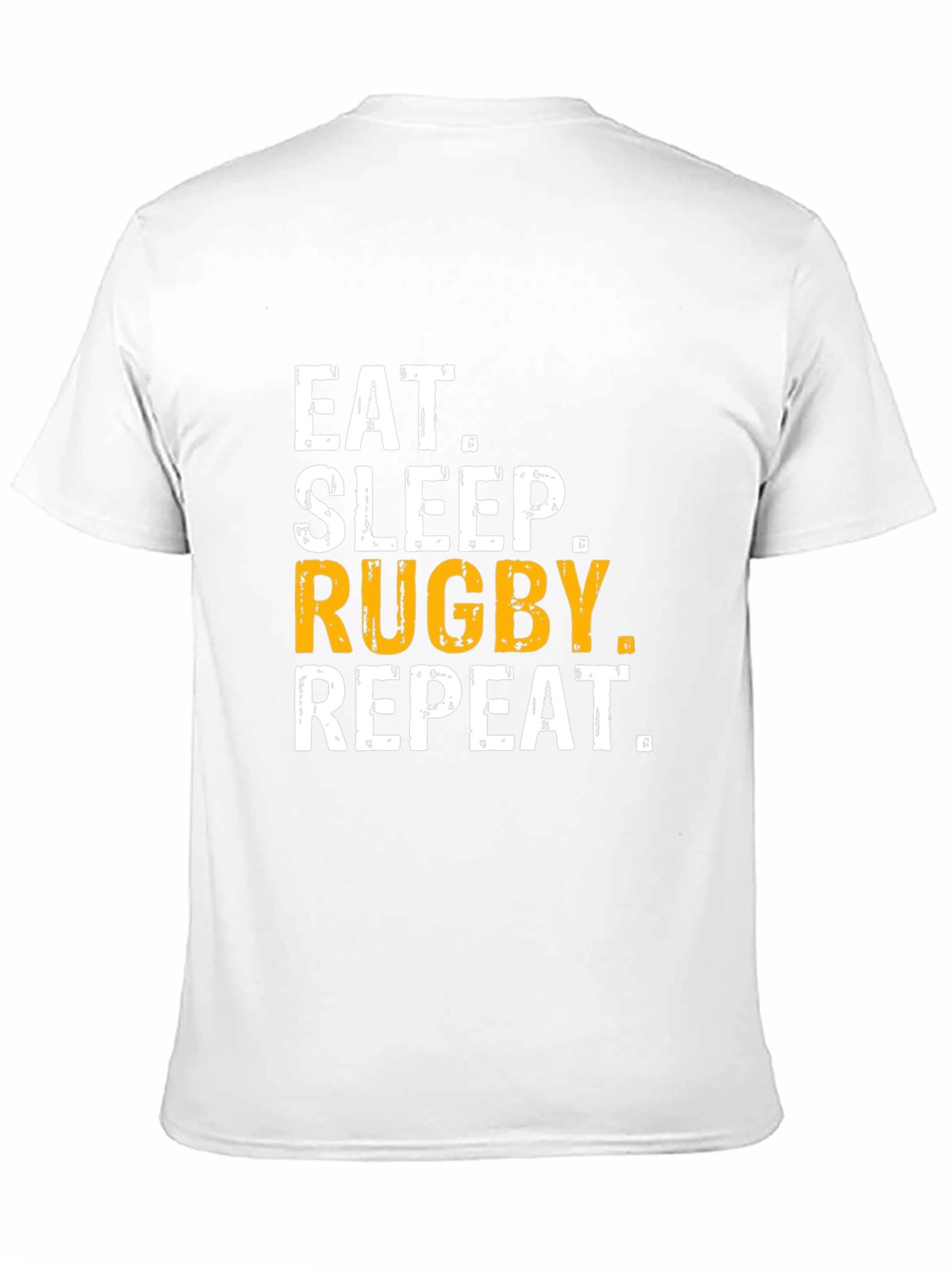 Eat Sleep Rugby Repeat T-Shirt - Black