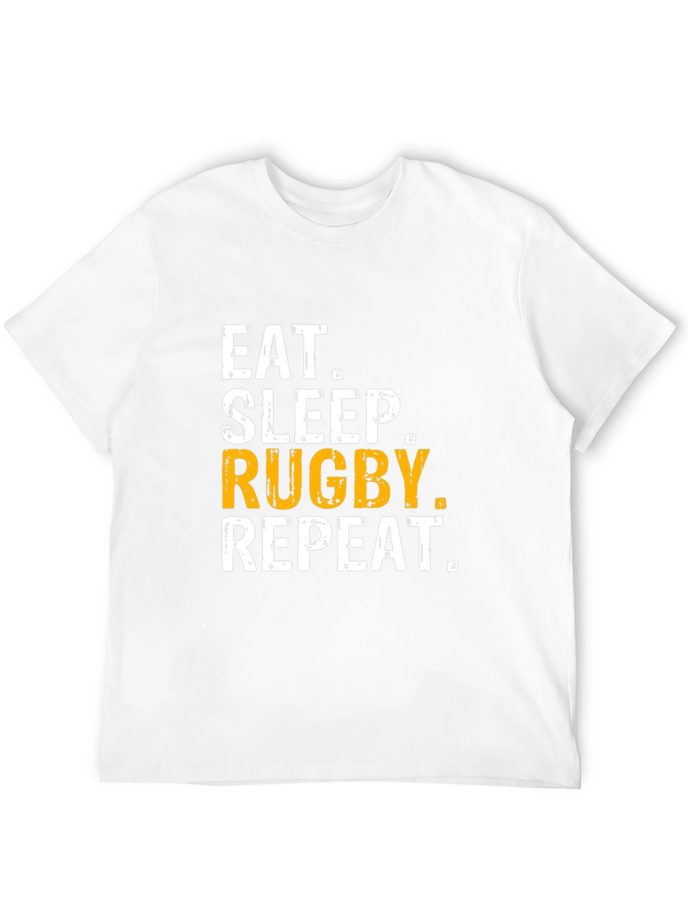 Eat Sleep Rugby Repeat T-Shirt - Black
