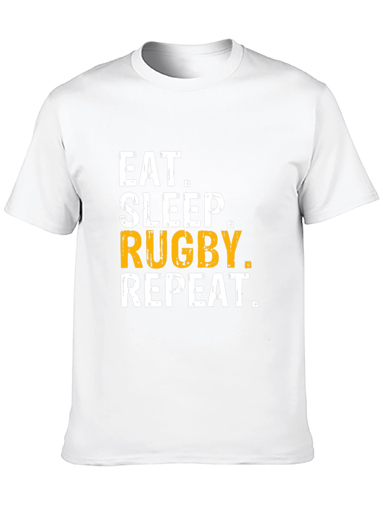 Eat Sleep Rugby Repeat T-Shirt - Black