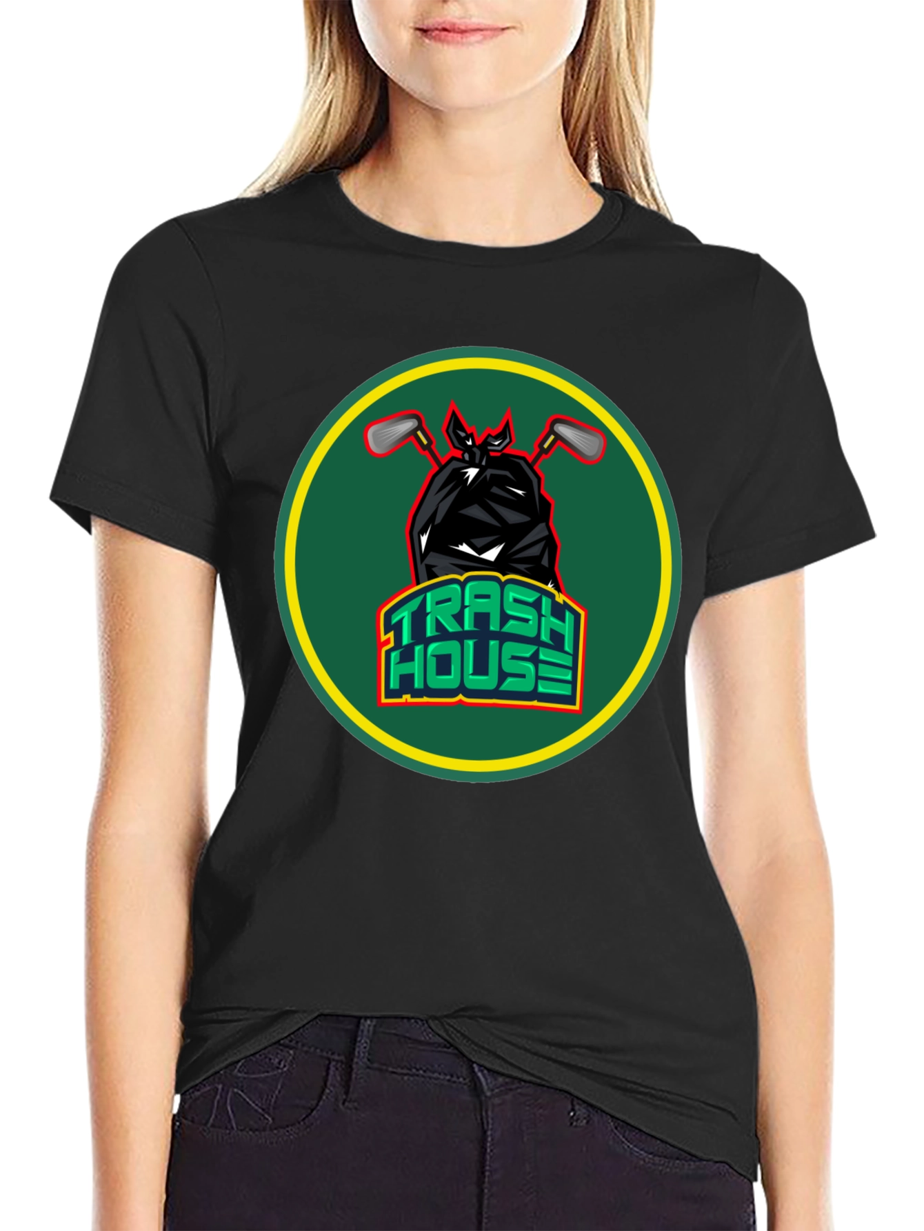Trash House Golf T-Shirt - Comfy & Stylish