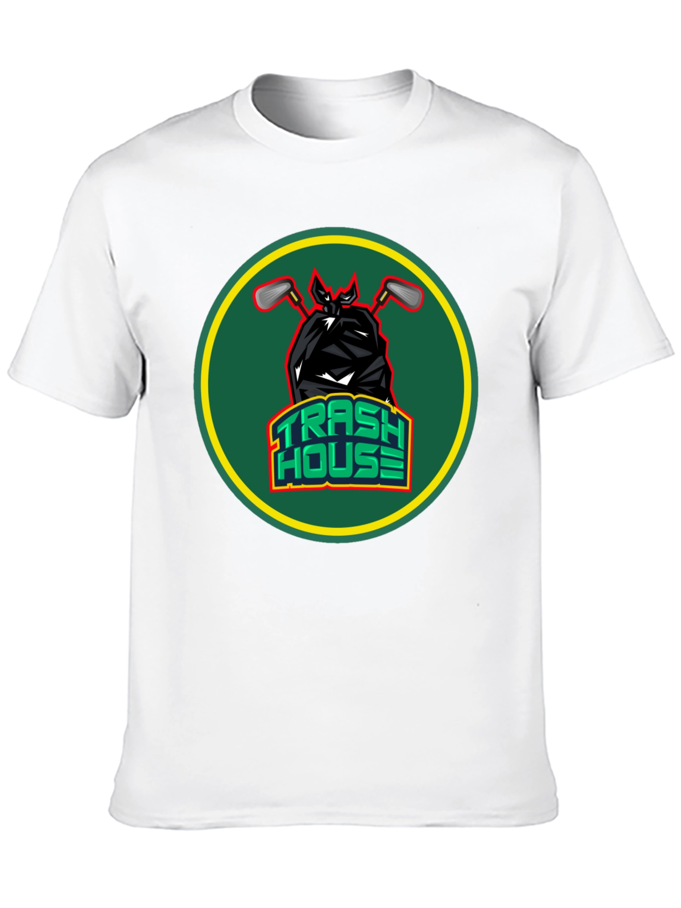 Trash House Golf T-Shirt - Comfy & Stylish