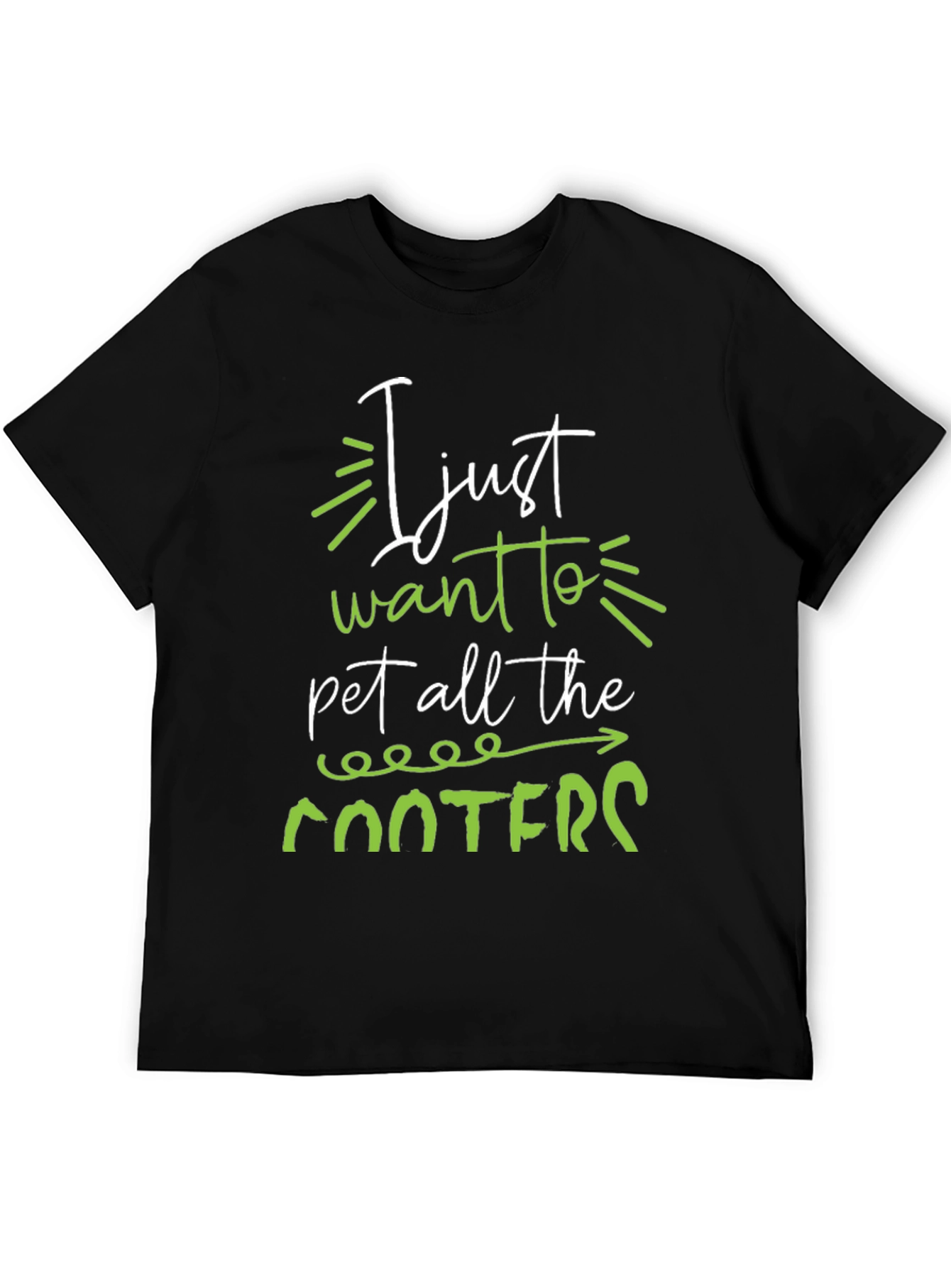 Cooters Pet T-Shirt Funny Humor Unisex Black Tee