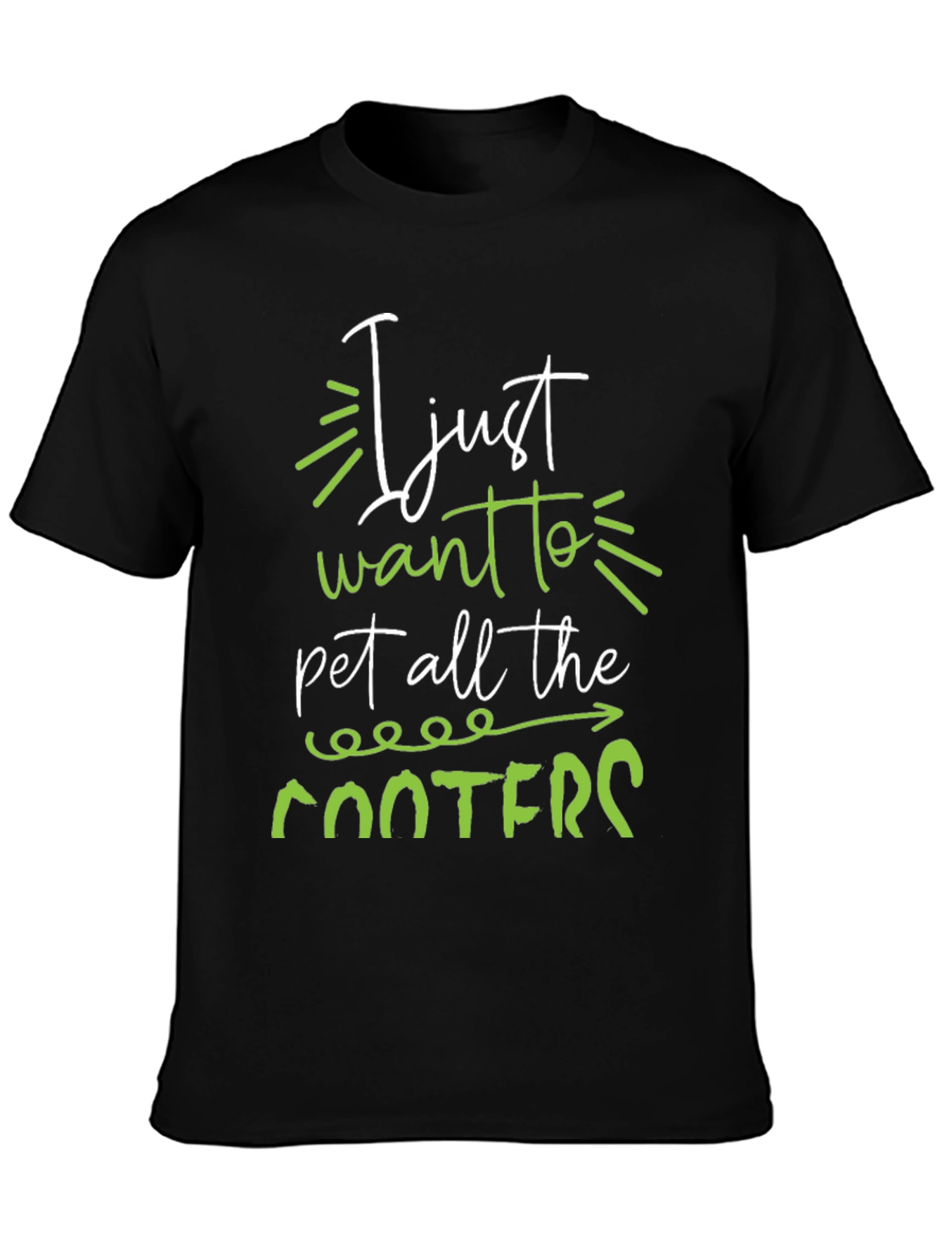 Cooters Pet T-Shirt Funny Humor Unisex Black Tee