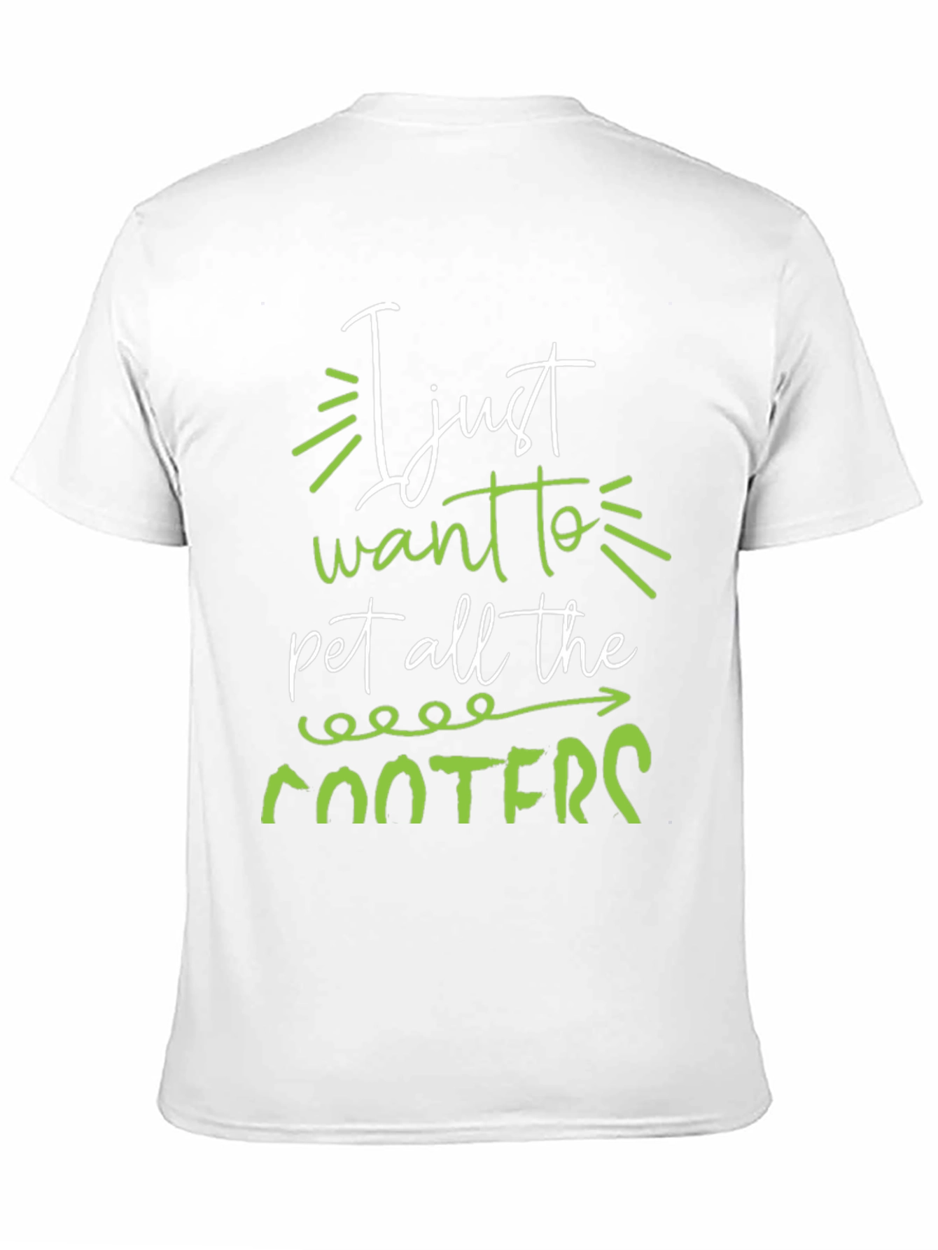 Cooters Pet T-Shirt Funny Humor Unisex Black Tee