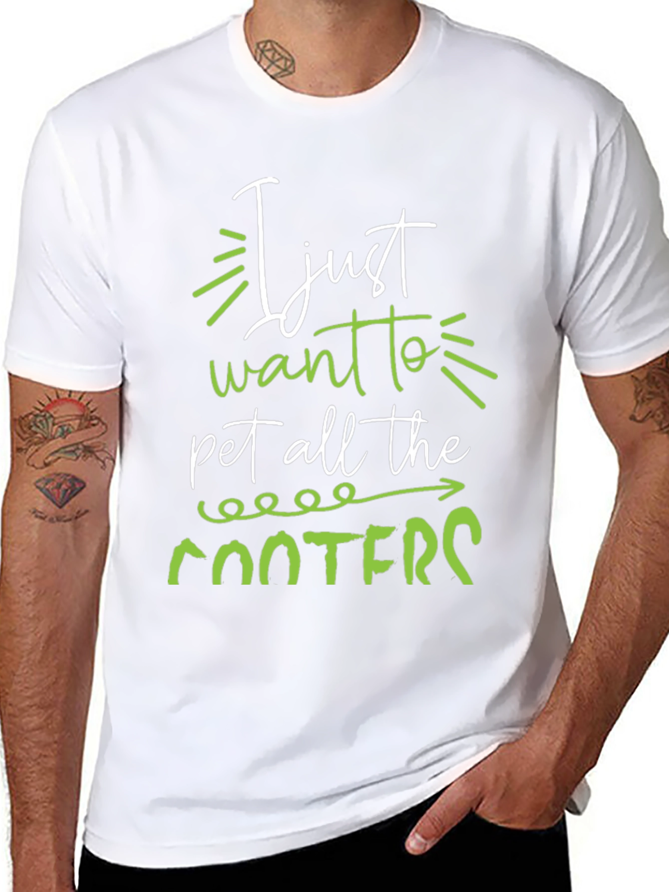 Cooters Pet T-Shirt Funny Humor Unisex Black Tee