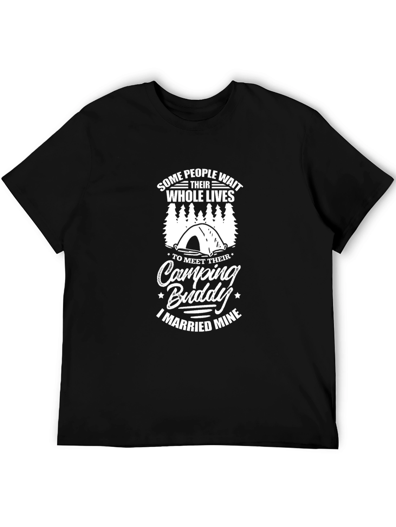 Camping Buddy Married Mine Graphic Tee