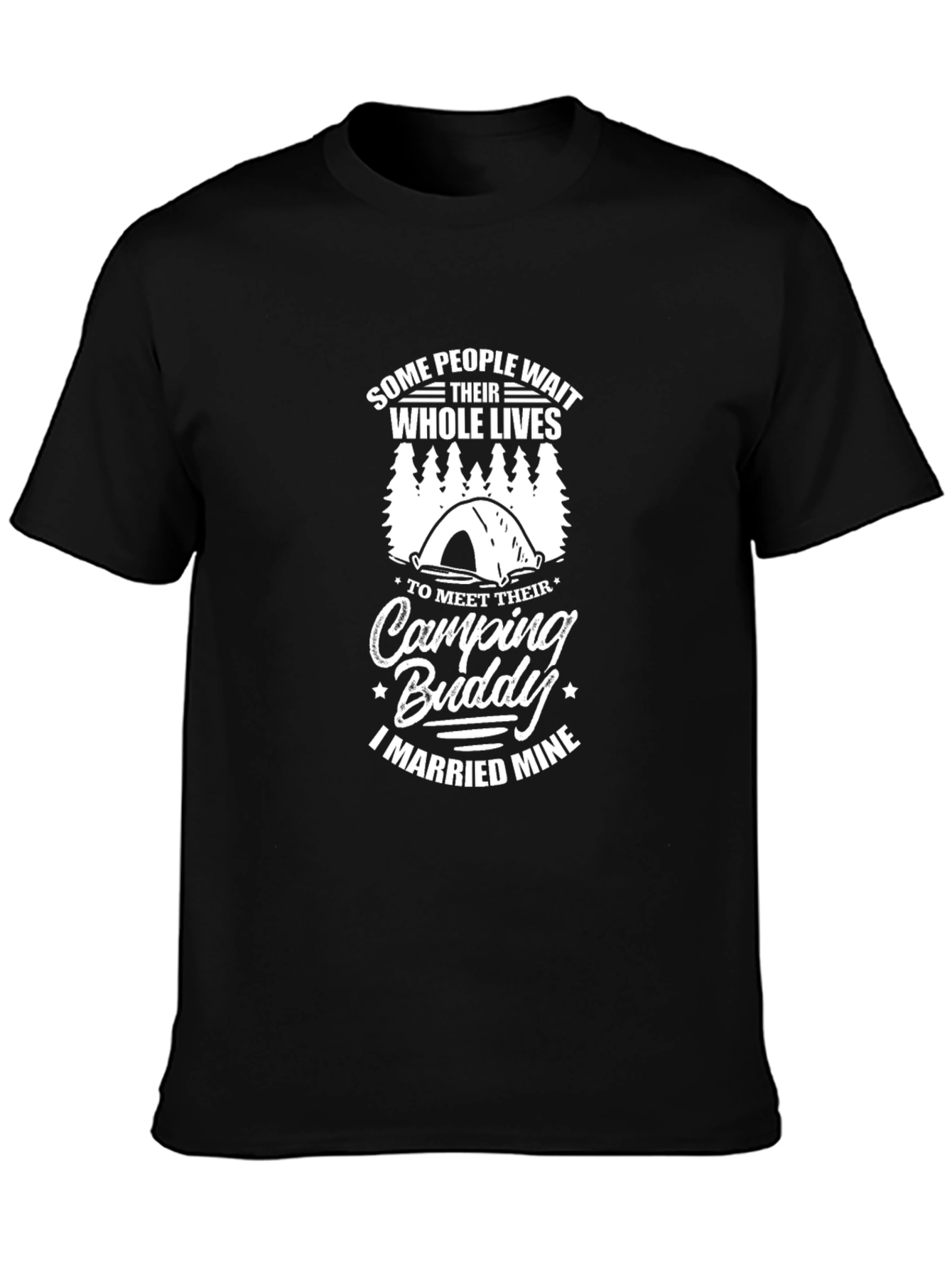 Camping Buddy Married Mine Graphic Tee