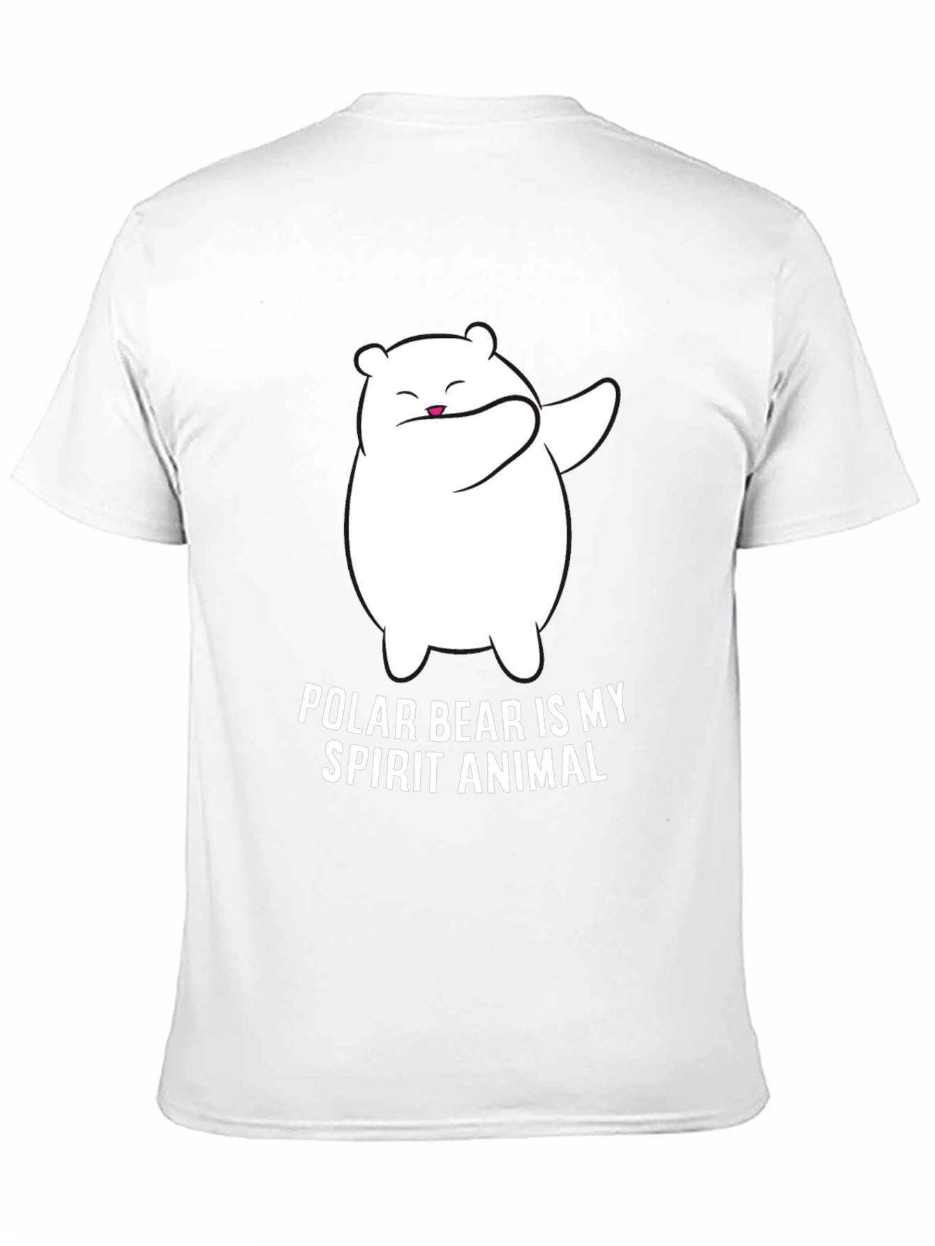 Polar Bear Spirit Animal T-Shirt - Black Graphic Tee